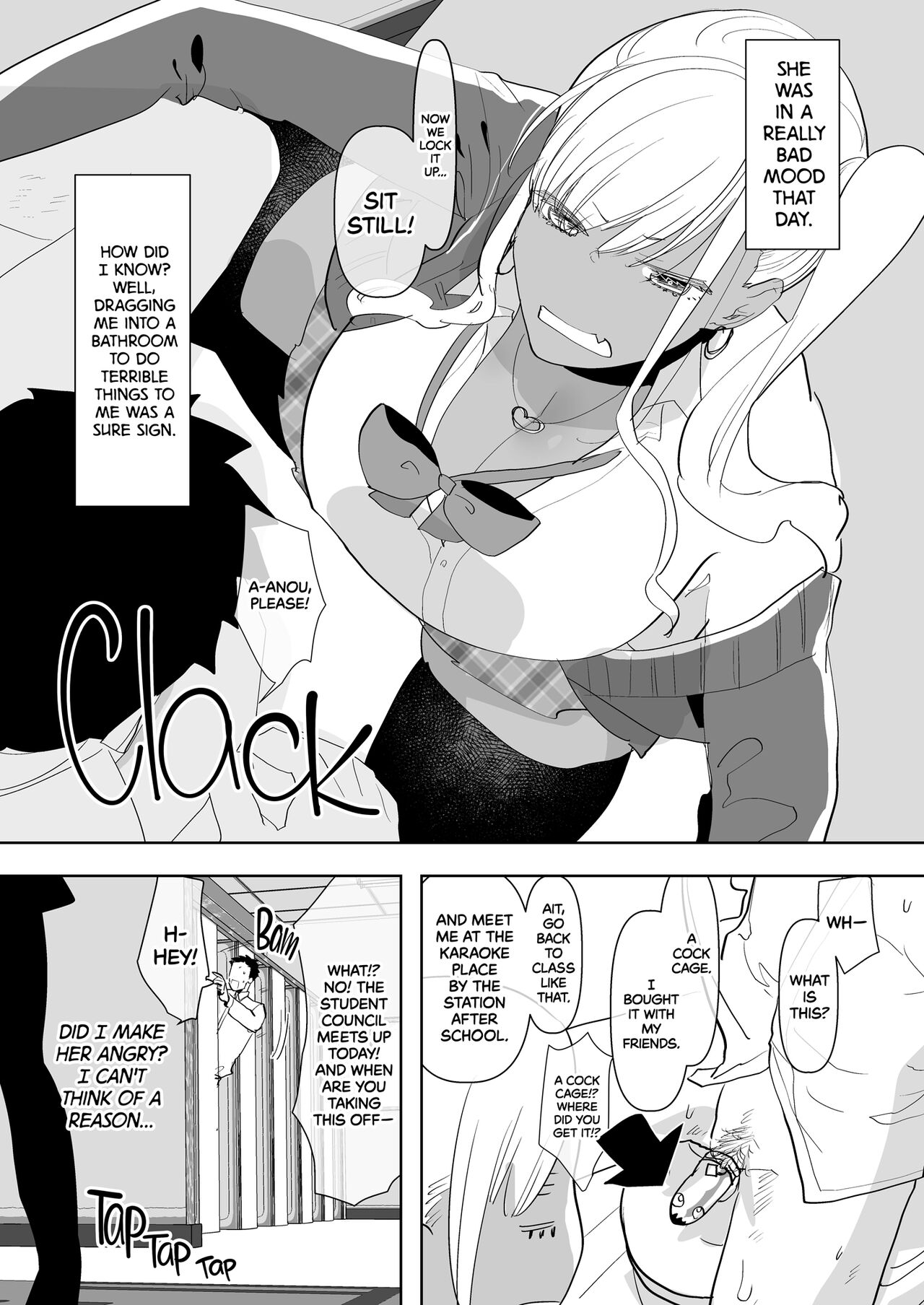 Kigen no Warui Kuro Gal Futanari Kanojo ni Karaoke ni Yobidasareta Kekka... | What Happens When Your Tan Gyaru Futa Girlfriend Is in a Bad Mood and Invites You To Karaoke... page 5 full