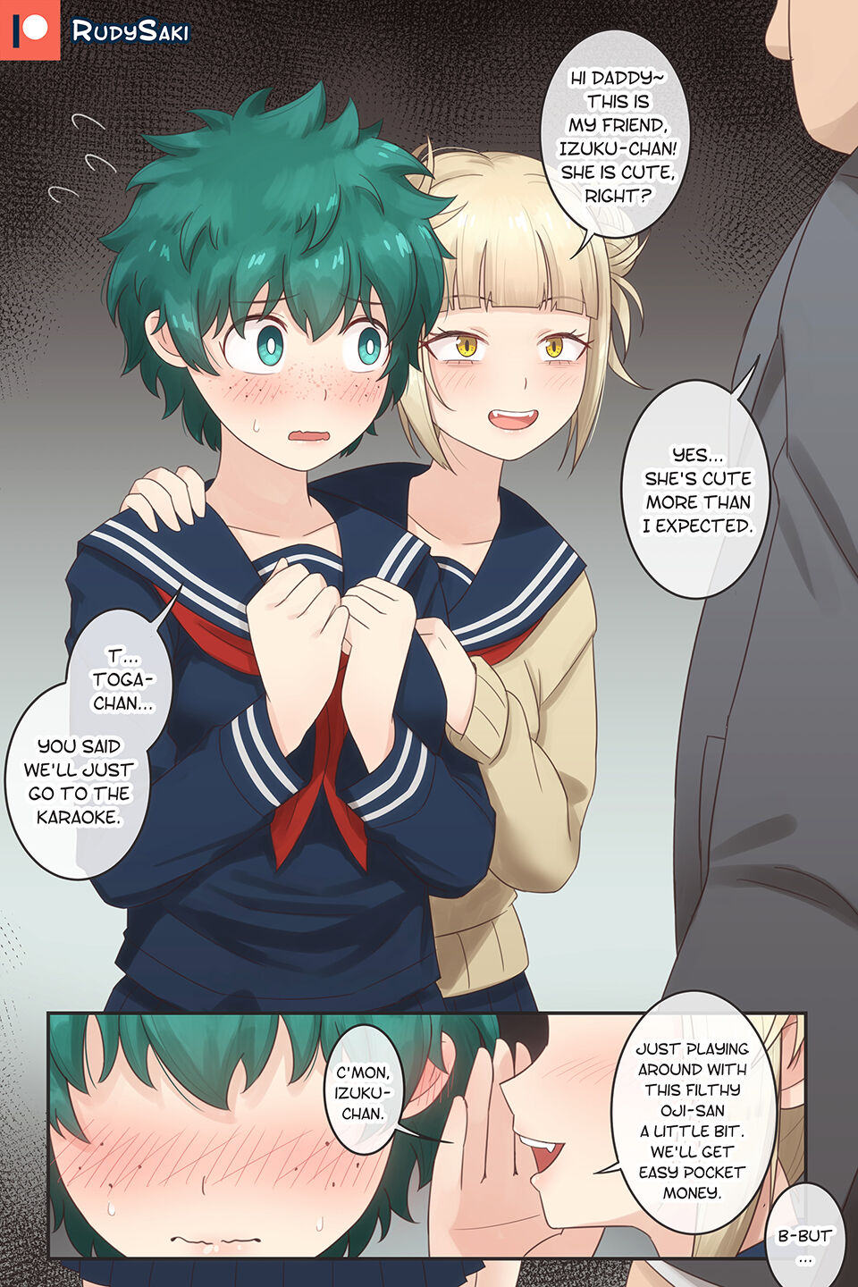 Deku and Toga page 1 full