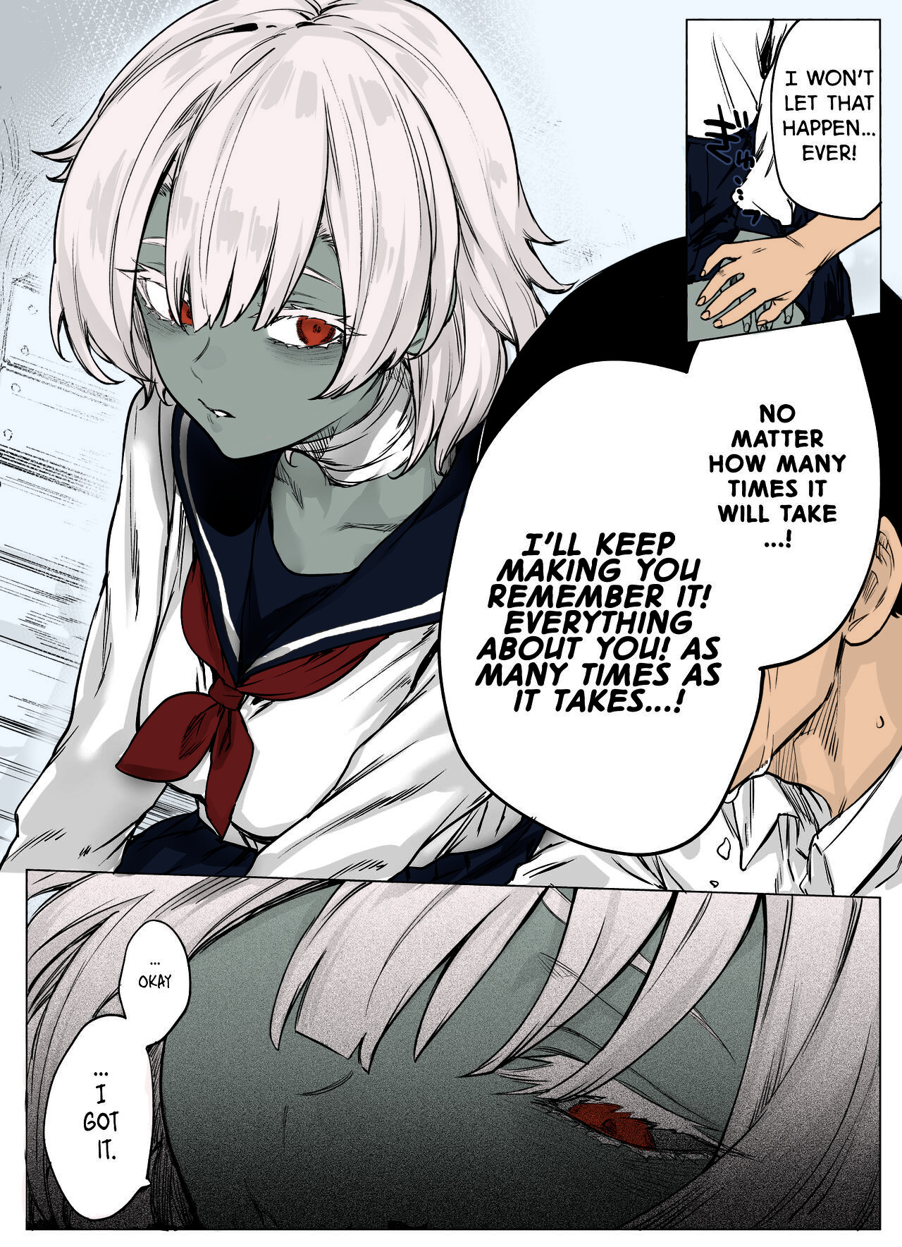 Zombi-Kei Osananajimi-chan ni Sei no Jikkan o Oshierarechau Manga | A Manga About Teaching My Zombie Childhood Friend The Real Feeling of Sex page 2 full