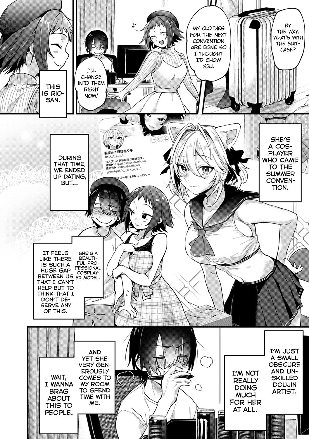Doujin Sakka wa Layer Kanojo no Yume o Miru ka | Do Doujin Artists Dream of Cosplayer Girlfriends? page 2 full