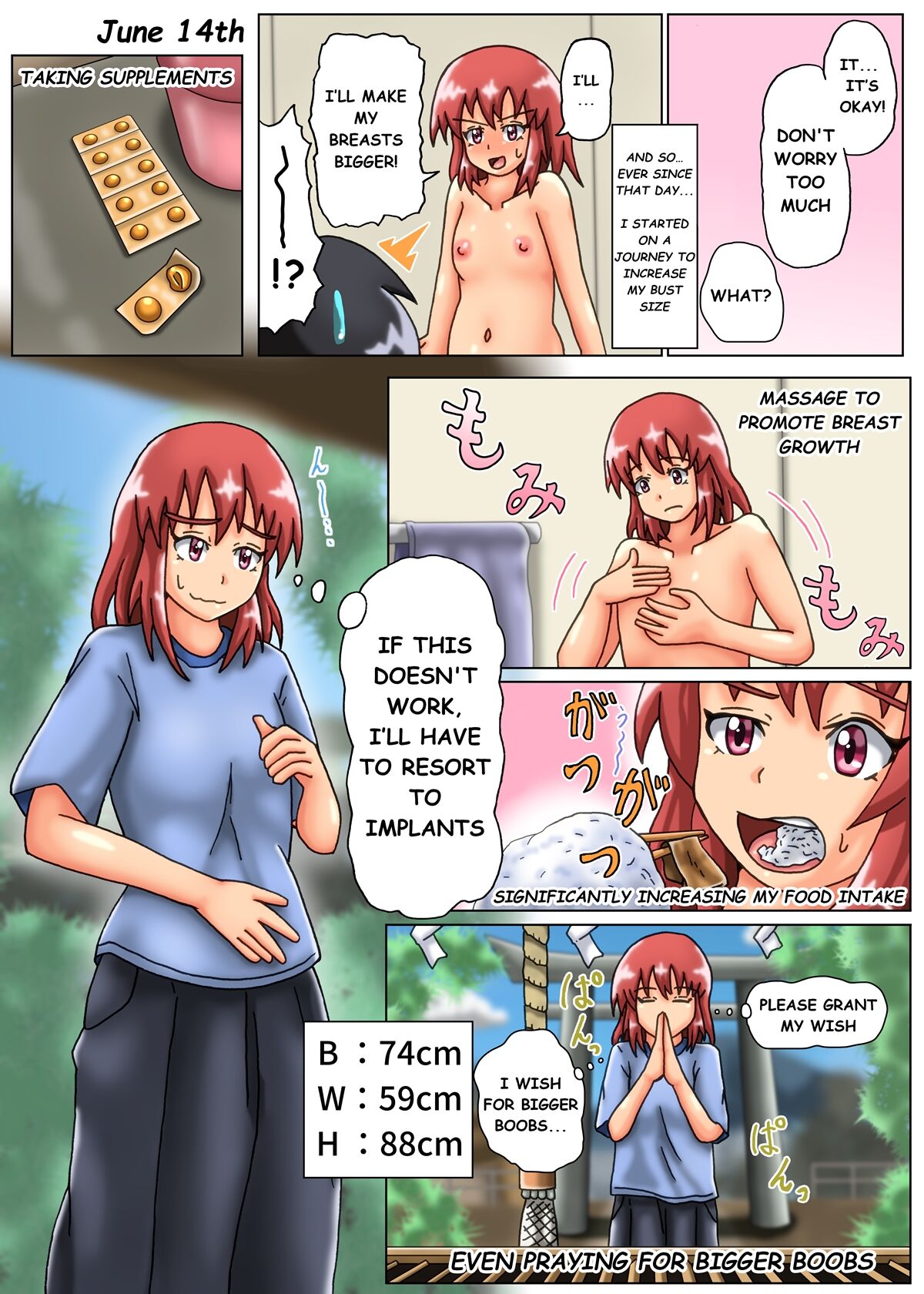 Minori no Chounyuu-ka Kiroku ~Ore no Tame ni Oppai Ookiku shite kureru Kanojo~ page 6 full