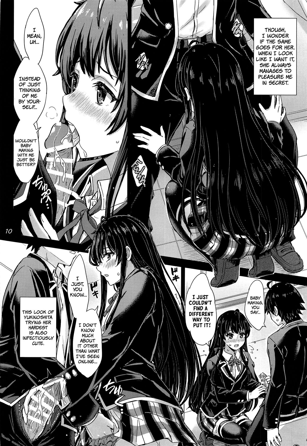Yukinoshita Shimai to Iyarashii Futari no Himegoto. | The Naughty Secrets of the Yukinoshita Sisters. page 9 full