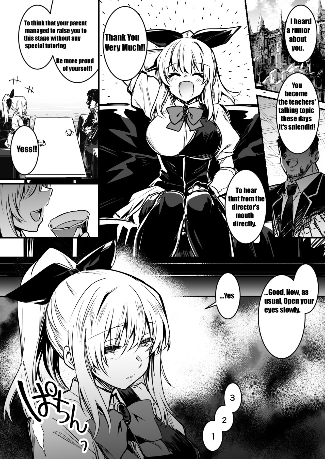 Anal Zuki no Chuunen Dansei ni Saimin Joutai de Tokubetsu na Kojin Jugyou o Ukeru Gakusei Boukensha-chan | A cadet adventurer-chan who receives a special private lesson while hypnotized by an anal fetish middle-aged man page 2 full