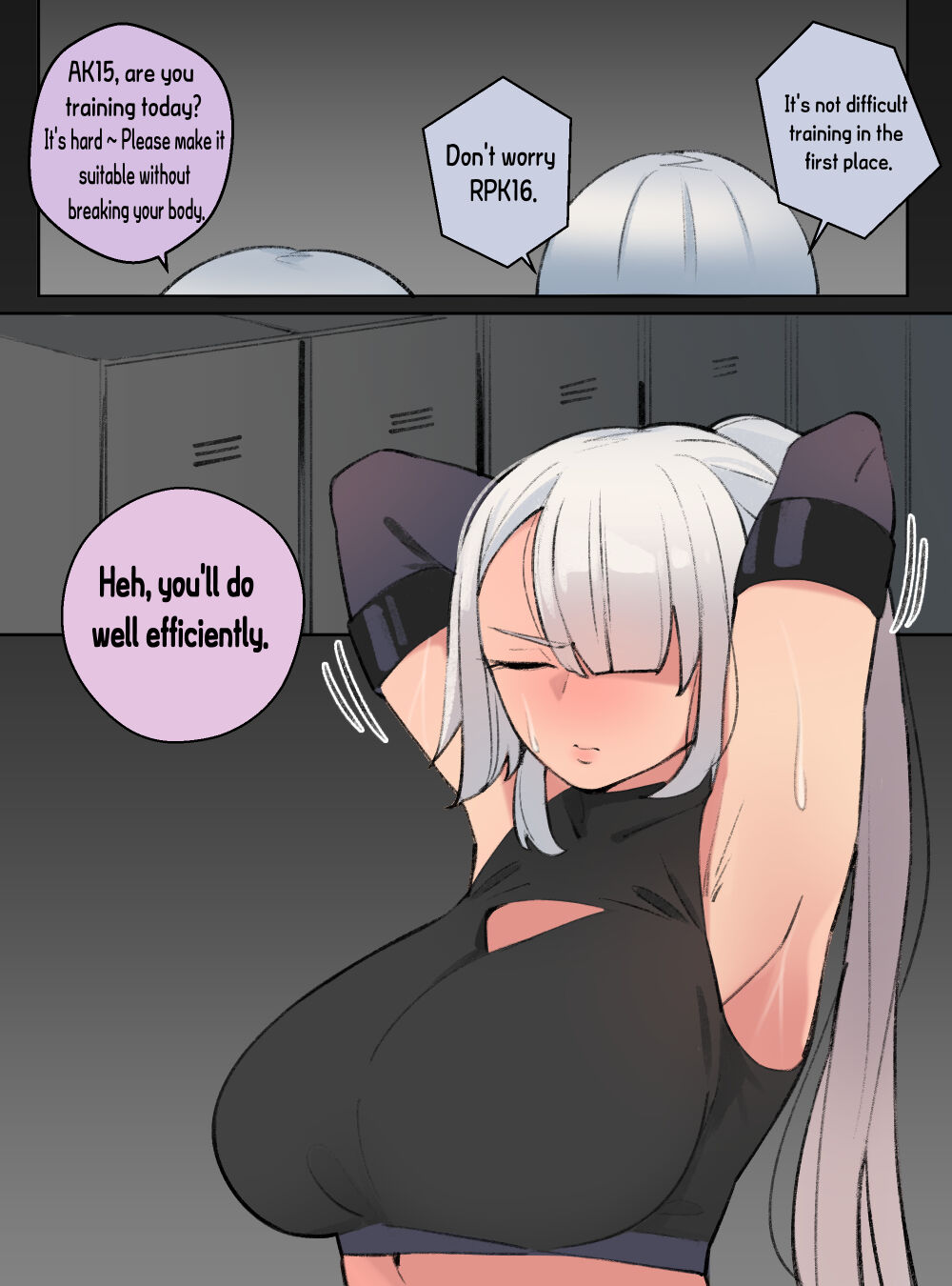 Let's exercise with AK15! page 3 full