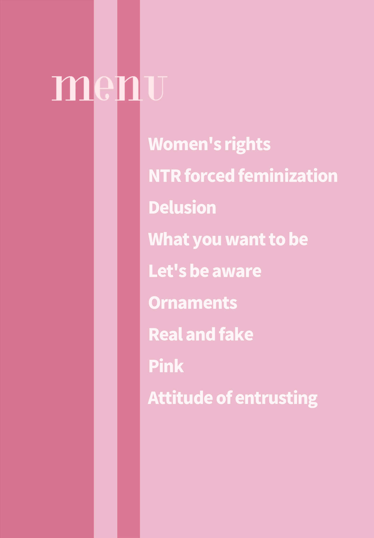 "SISSY A LA CARTE 31" ~Netorare Otokonoko, Teisoutai Kanri Mesuka Choukyou~ page 2 full