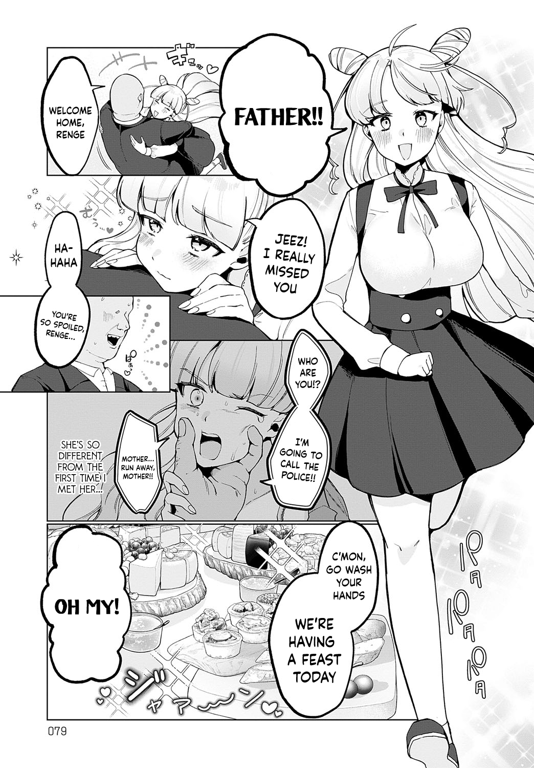 Hananojou-ka wa 3-nin Kazoku | The Hananojou household is a 3 person family page 9 full