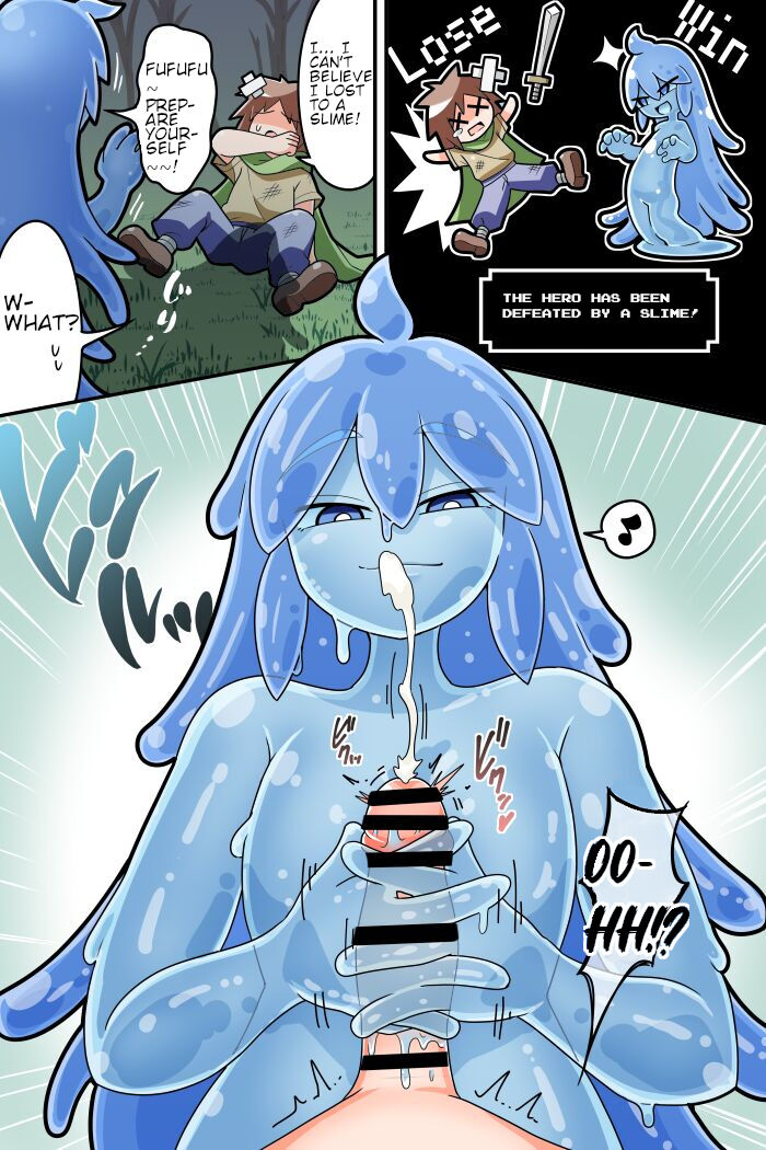Paizuri Sakusei Slime ni Makeru Manga | A Manga About Losing to a Titfucking, Sperm Extracting Slime page 1 full