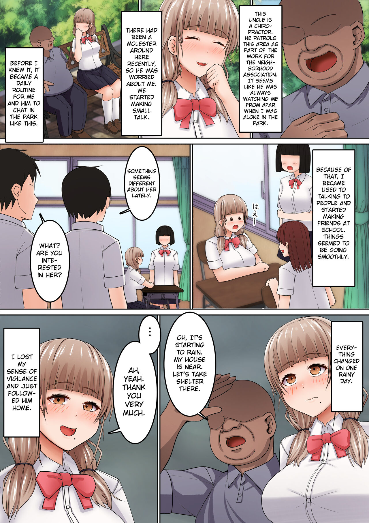 Seikan Massage ni Aragaenai! ~Oji-san ni Ikasare makuru Bocchi JK~ | I can't resist his erotic massage! ~ A socially awkward. JK who is made to cum by an Ojisan ~ page 5 full