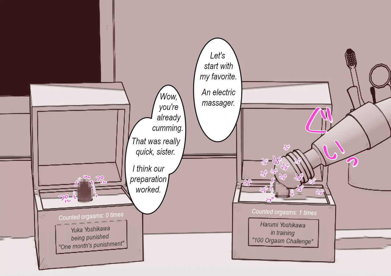 Cli Box ni Batta Onee-chan-tachi no Cli o Ijiri Taosu | Play with my clitoris box sisters. page 10 full