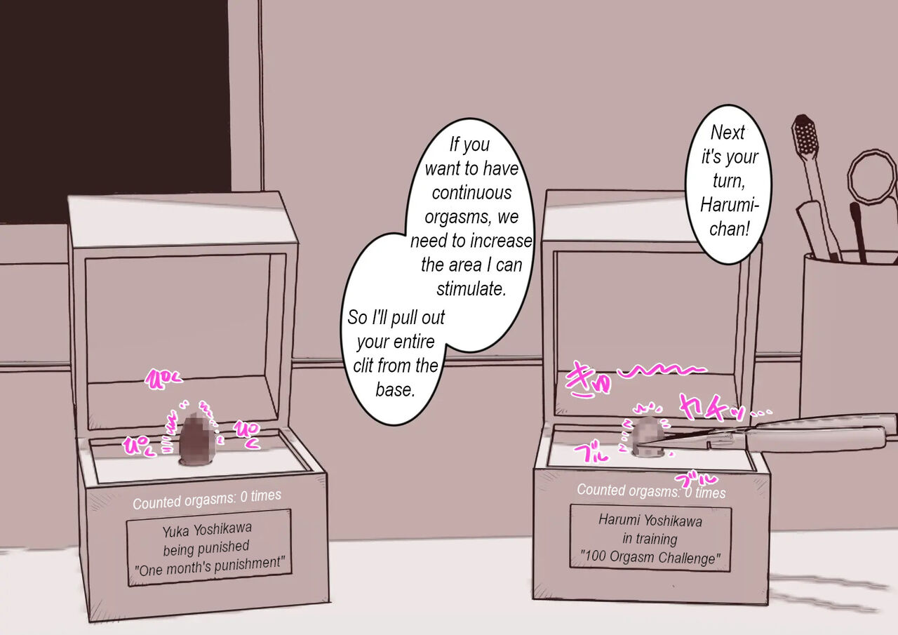 Cli Box ni Batta Onee-chan-tachi no Cli o Ijiri Taosu | Play with my clitoris box sisters. page 8 full