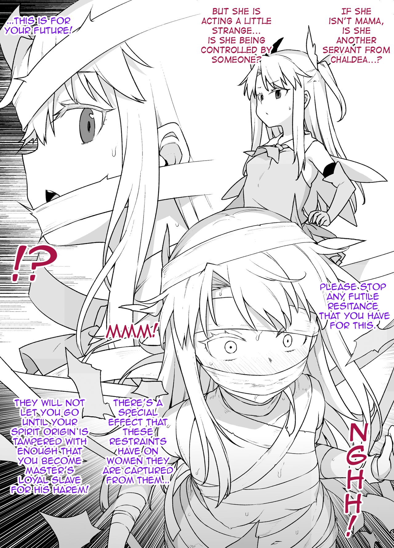 FGO Brainwashing Singularity - Illyasviel & Irisviel page 2 full