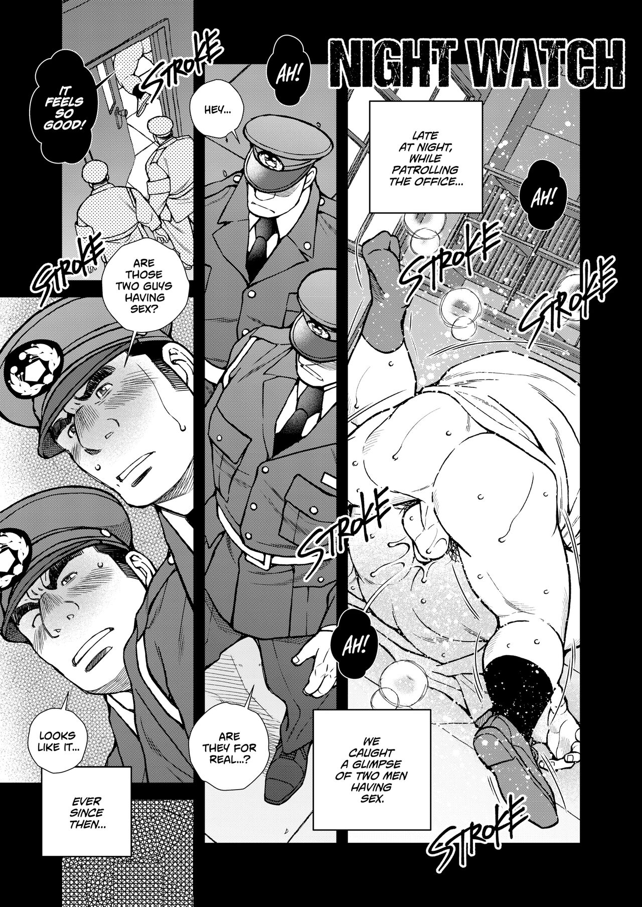 Junkai Keibi-chuu | Manly Surrender: Night Watch page 2 full