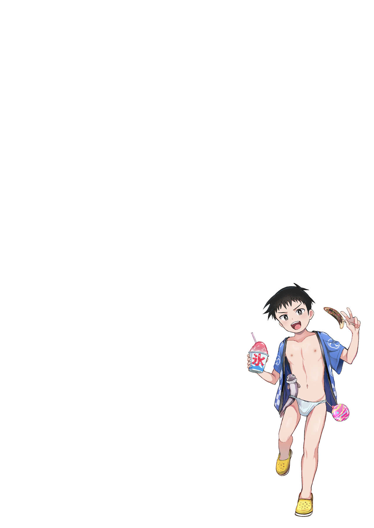 Matsuri to Ittara xxx! ~Fundoshi Shimete Choco Banana Tabeyo~ page 3 full