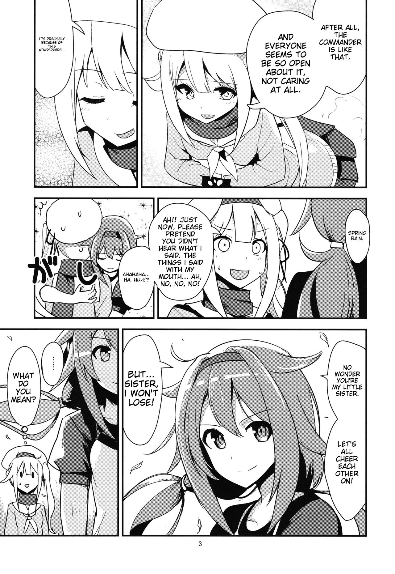 Zenkou 3-bai Kanmusu Shiratsuyu to Gas More Chinjufu Futatabi- english translated page 3 full