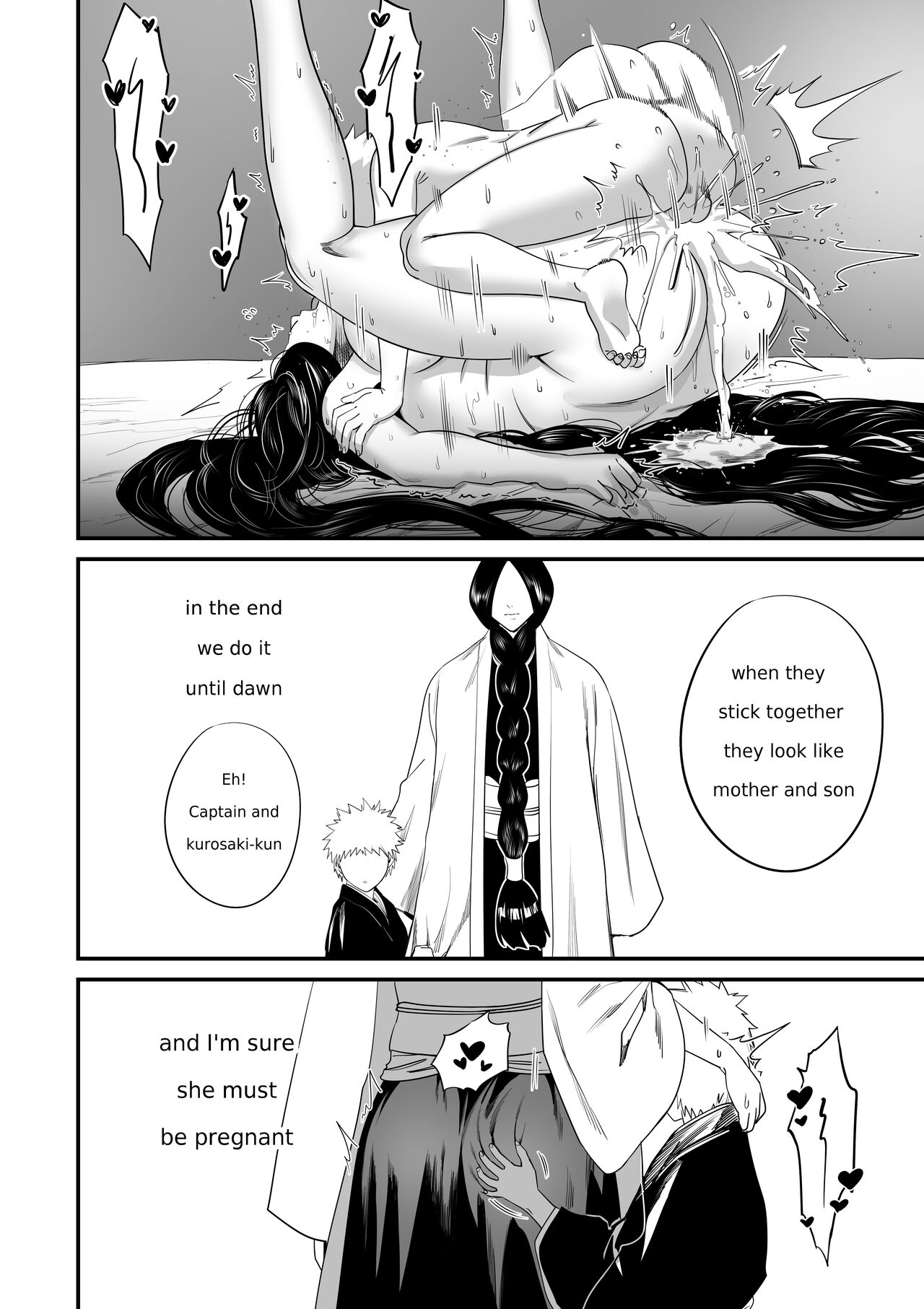 Ichigo x Unohana page 10 full