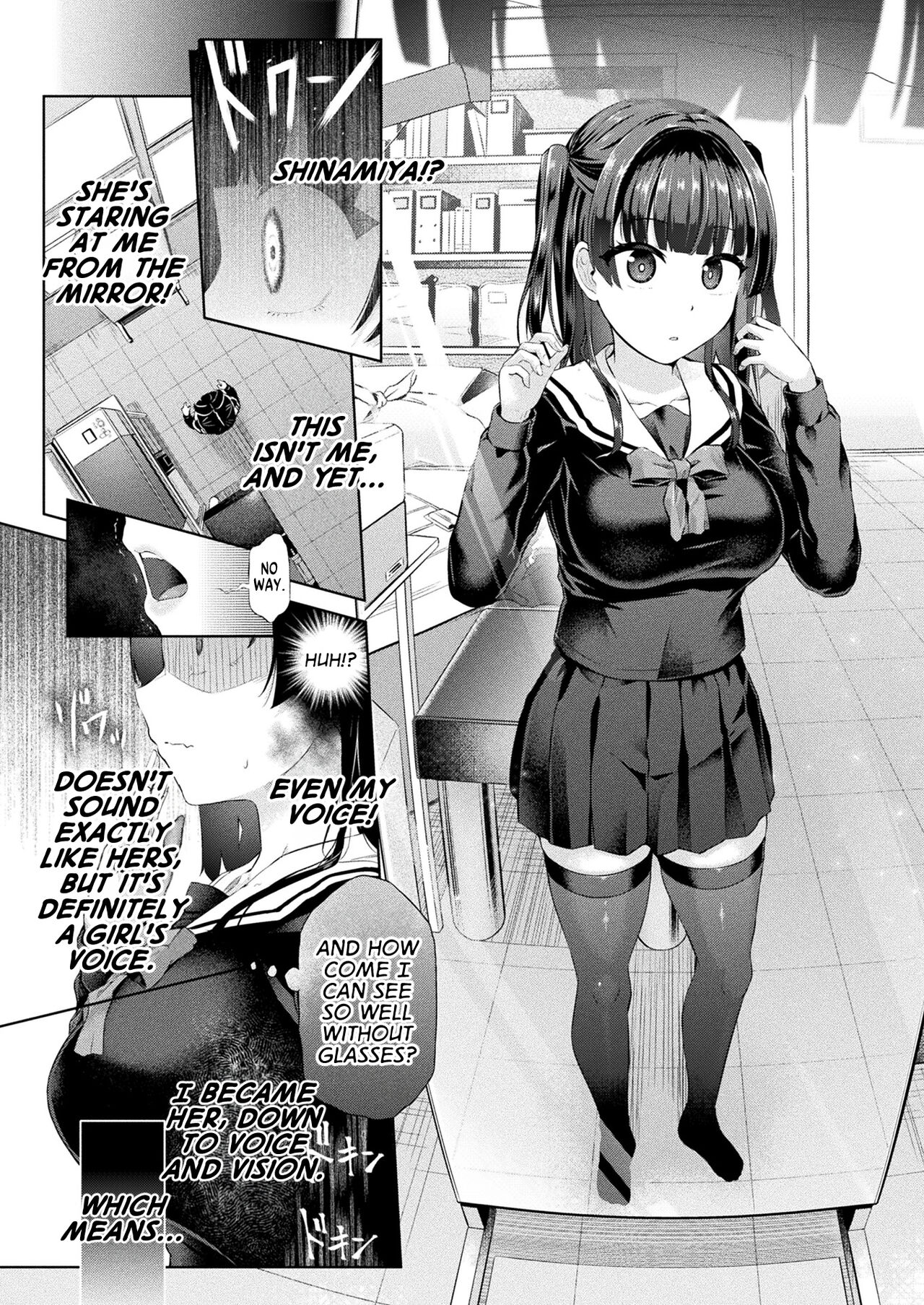 Houkago no Kyouzou Kaii Ch. 1 | Afterschool Doppelganger Ch. 1 page 8 full