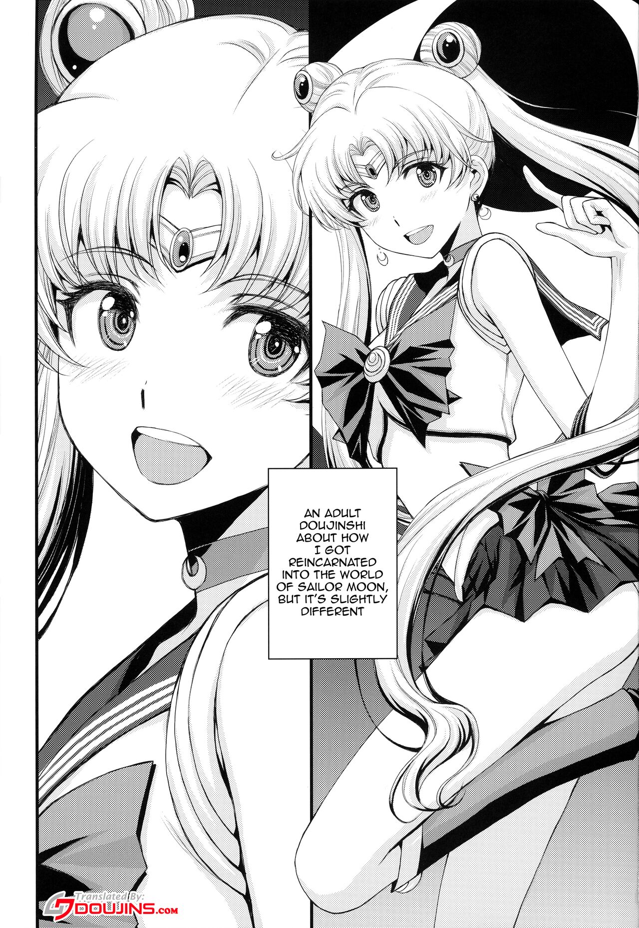 Usagi no Junjou!? Chin Make Bishoujo Senshi! |  As Innocent as a Bunny! The Pretty Guardian Loses to the Dick! page 2 full