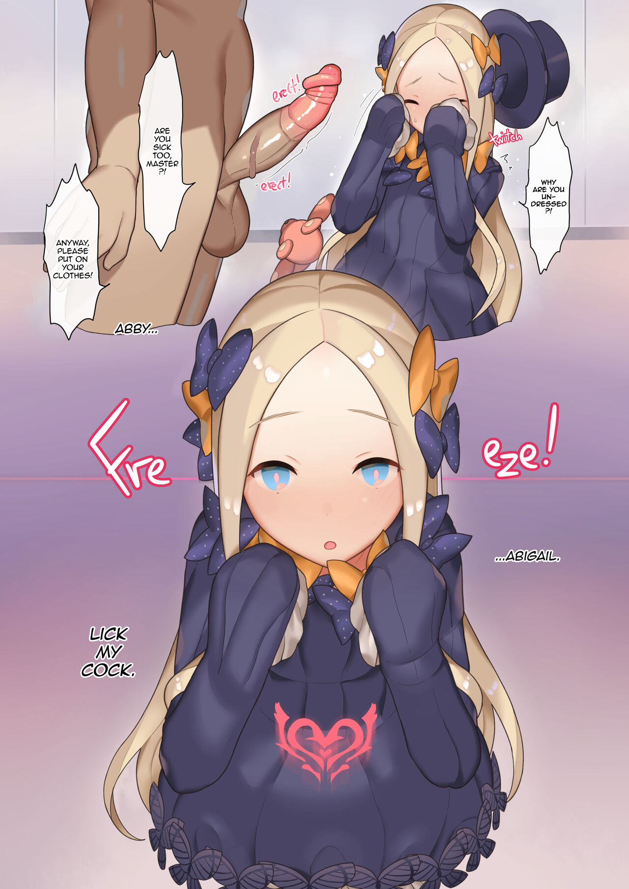 Saimin Inmon Choukyou Iinari Abby-chan with Ana-chan page 3 full