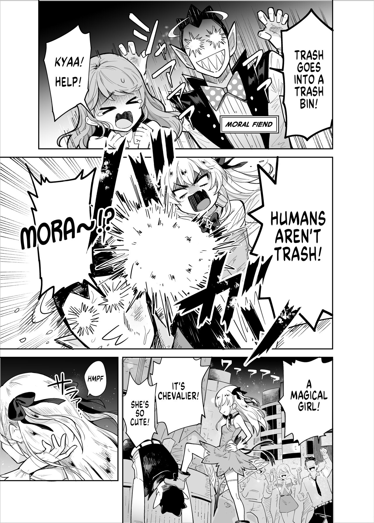 TS Mahou Shoujo Chevalier-chan no Omanko wa Zenritsusen ga Nokotte iru kara Kitsukute Binkan tte Maji desu ka! | Is it true that TS Magical Girl Chevalier still has her Prostate? page 2 full