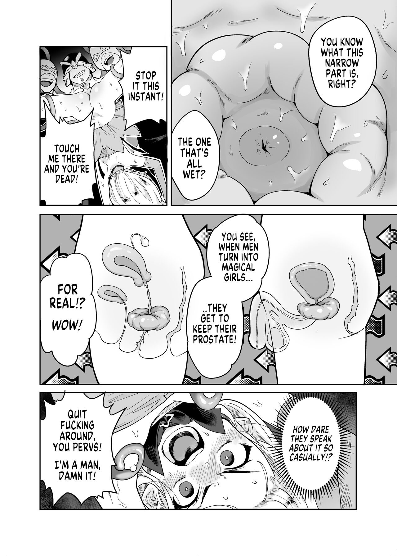 TS Mahou Shoujo Chevalier-chan no Omanko wa Zenritsusen ga Nokotte iru kara Kitsukute Binkan tte Maji desu ka! | Is it true that TS Magical Girl Chevalier still has her Prostate? page 9 full