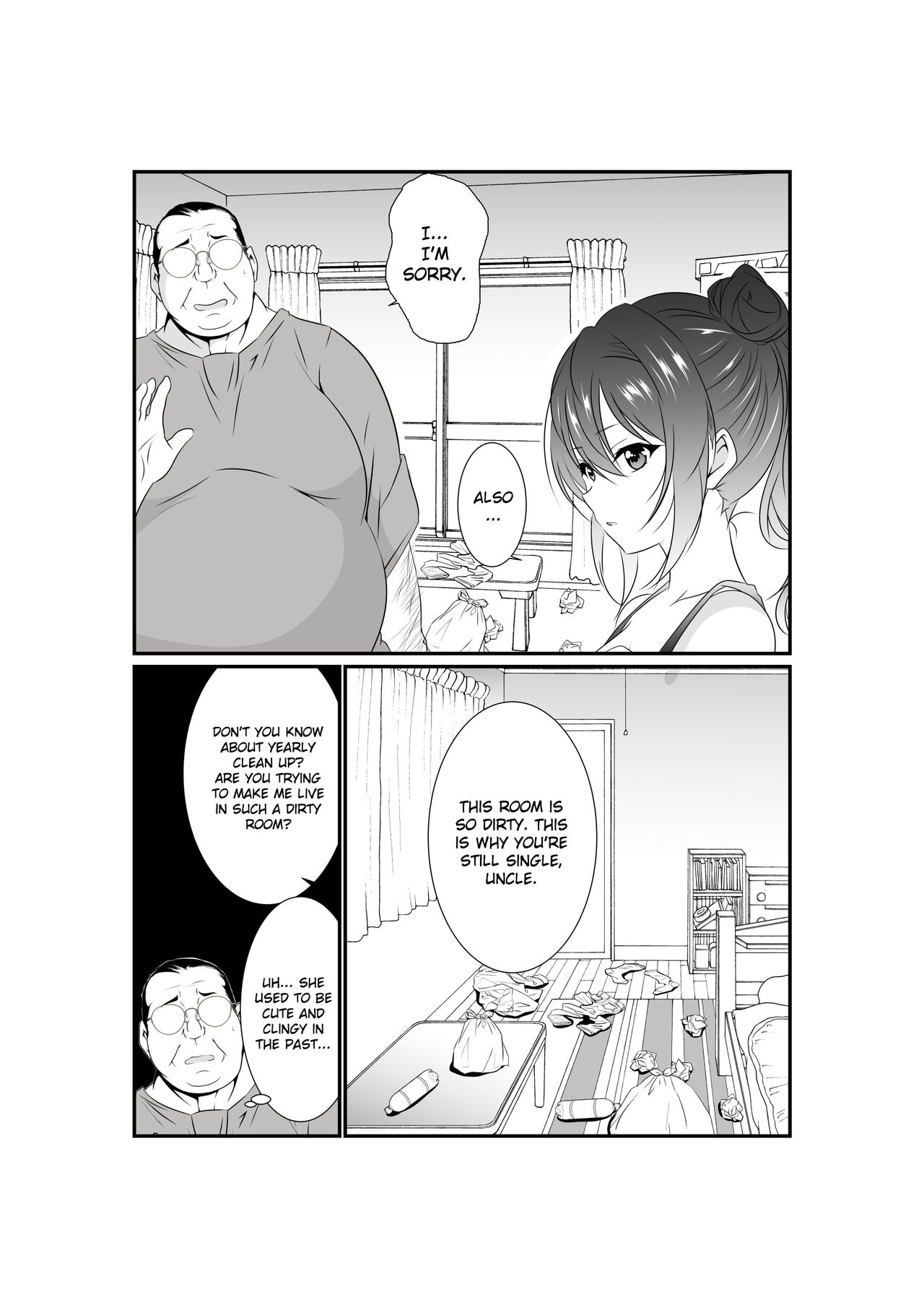 Meikko "Mesugaki" ga Namaiki ni Sodatta node Tanetsuke Oji-san ga Wakarasete mita | She grew up to be a cheeky girl, so her impregnator uncle tried to make her know her place page 4 full