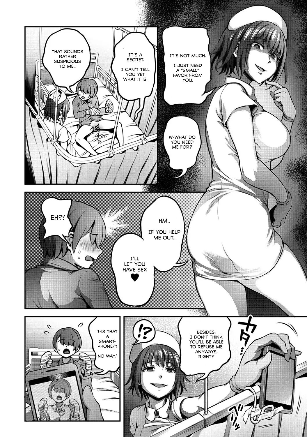 Sakusei Byoutou ~Seikaku Saiaku no Nurse shika Inai Byouin de Shasei Kanri Seikatsu~ Ch. 2 Zenpen | Life in a Hospital With Only the Worst Nurses! Ch. 2 page 9 full