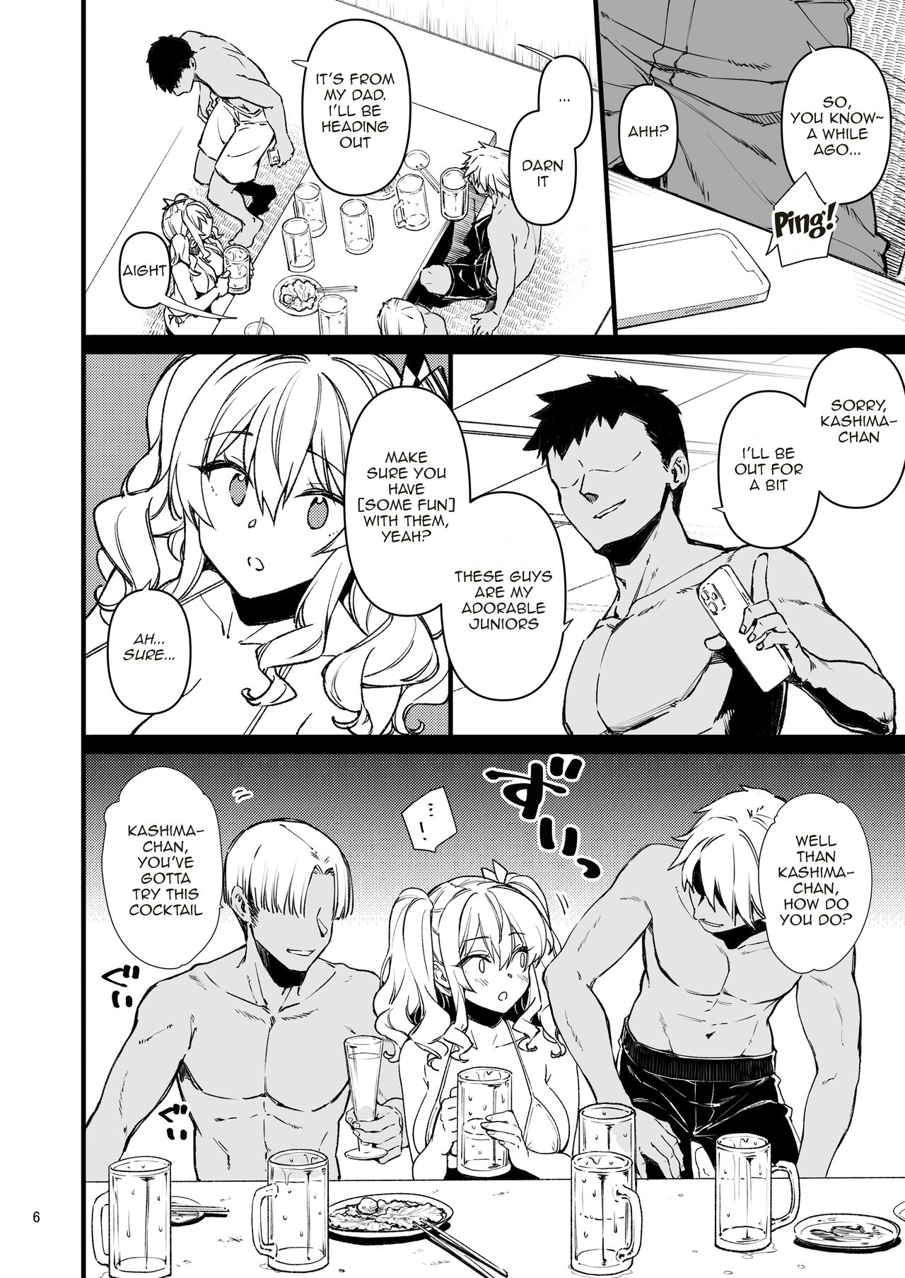 Shitsuren Kashima no Natsuyasumi 2 | Heart-broken Kashima's Summer Vacation 2 page 5 full