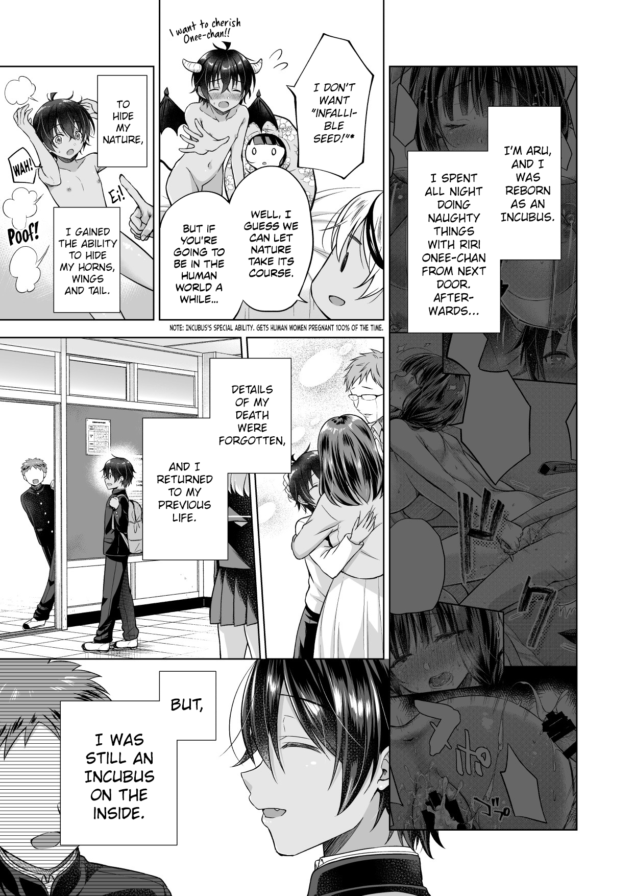 Tensei Incubus wa Tonari no Onee-chan o Haramasetai After | A Reincarnated Incubus Wants to Impregnate the Girl Next Door After page 3 full