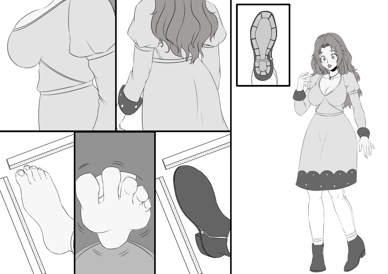 Rangiku Sexy Expansion and Feet Growth page 1 full