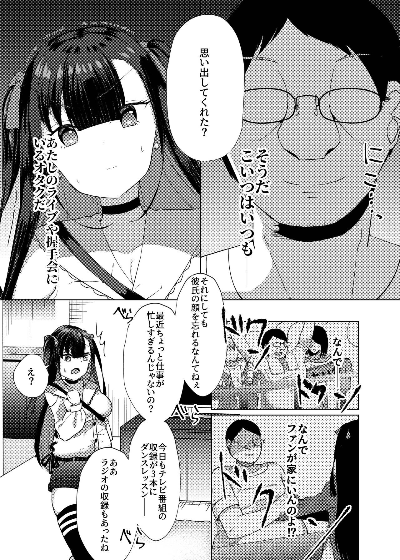 Stalking shiteta Top Idol ni Suki na Otoko ga Dekitanode Saimin de Koibito ni shita Hanashi. page 8 full