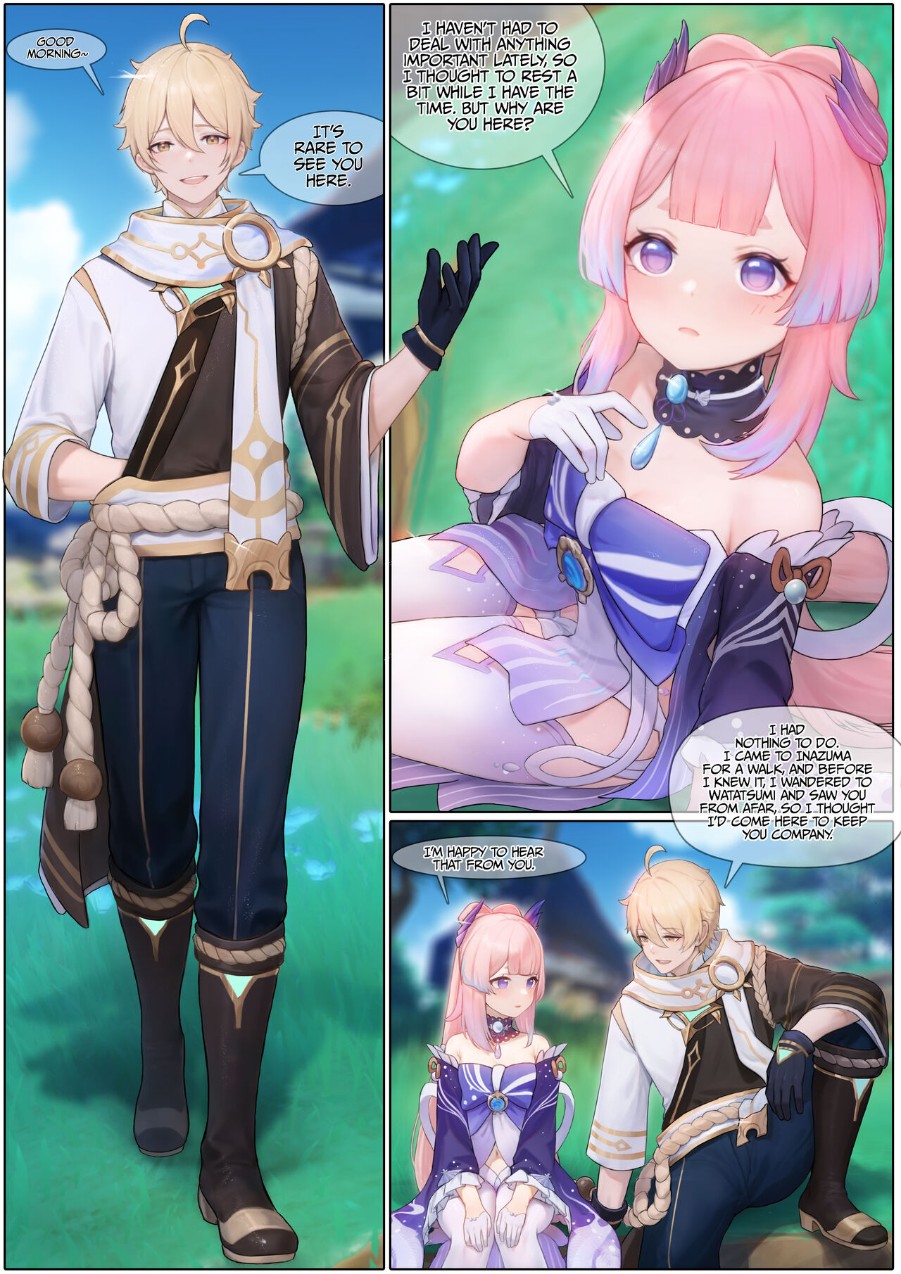 Flustered Kokomi page 4 full