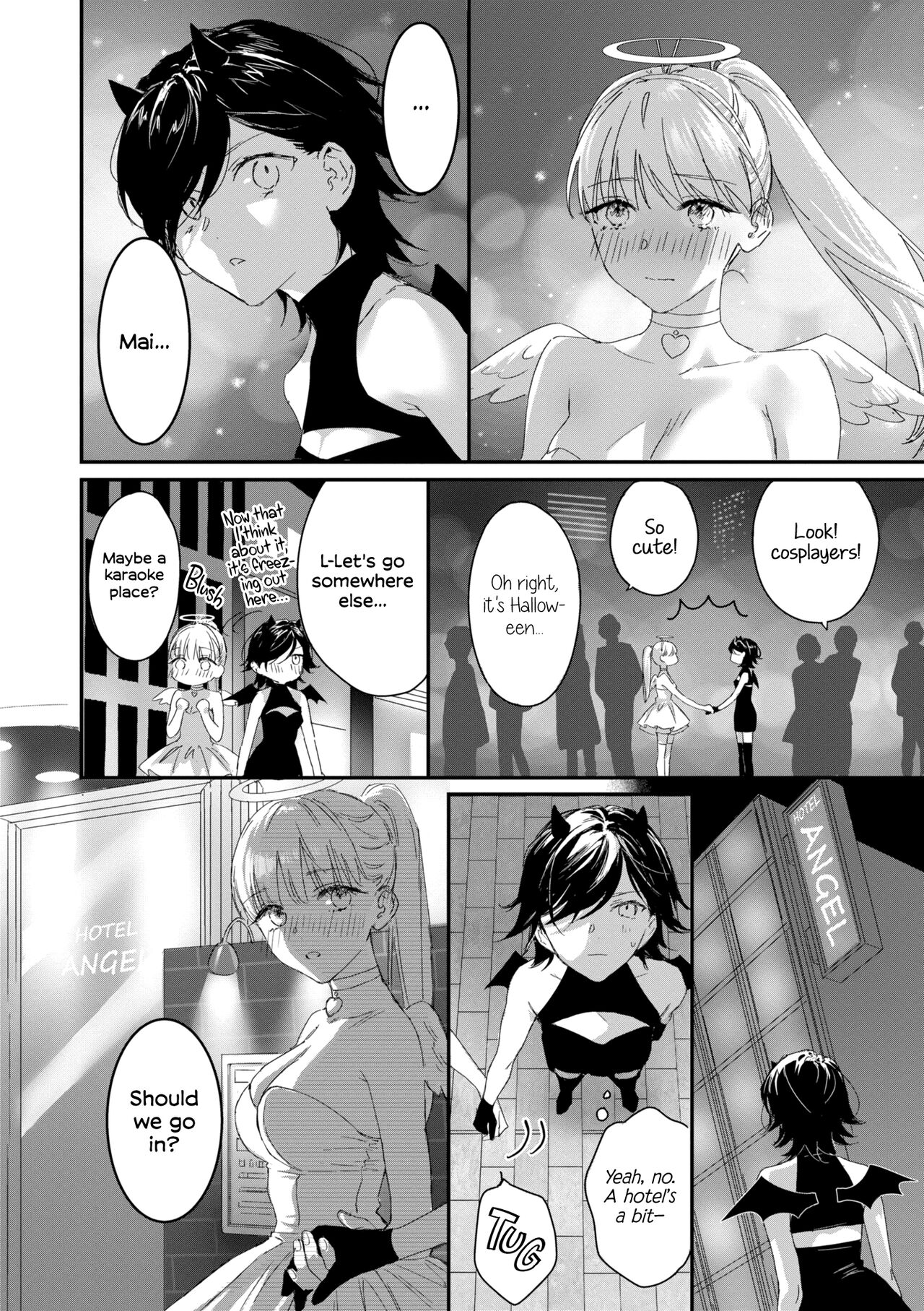 Tenshi-chan wa Yuuwakushitai | A Little Angel's Temptation page 8 full