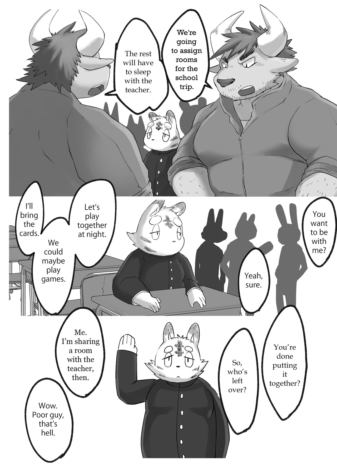 Muscular Bull Teacher & Chubby Tiger Student 3 page 2 full