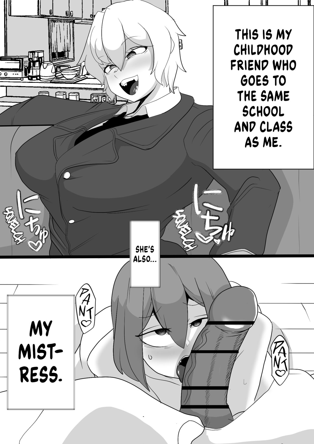 Futanari Osananajimi ni Houshi Suru Shota | Boy Serving His Futanari Childhood Friend page 1 full