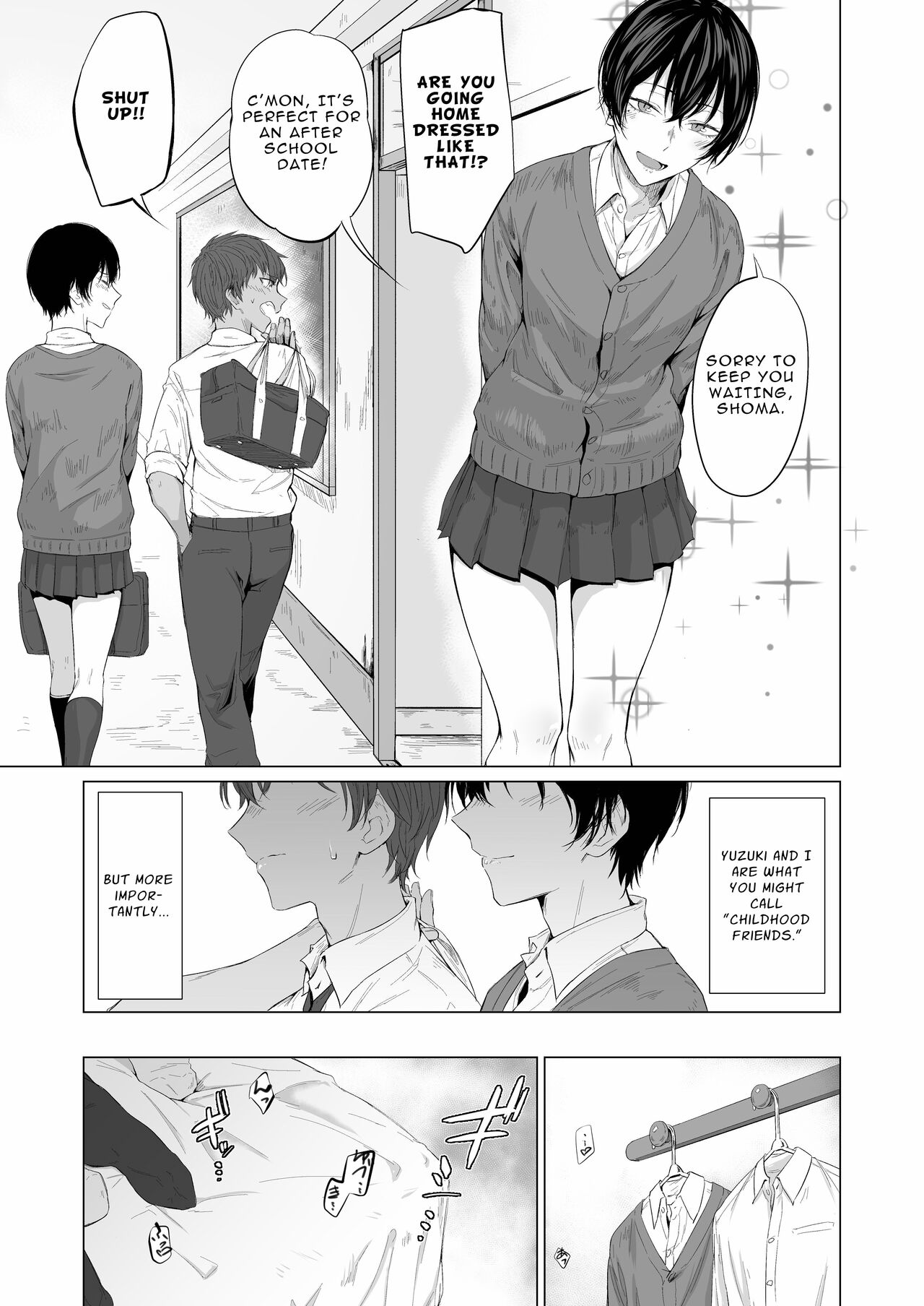 "Konna no, Mou Manko da yo..." Osananajimi no Gokubuto Chinpo de Josou Mesuiki o Oshiekomareta Boku | My Childhood Friend Made Me Cross-dress and Femgasm with his Thick Dick page 4 full