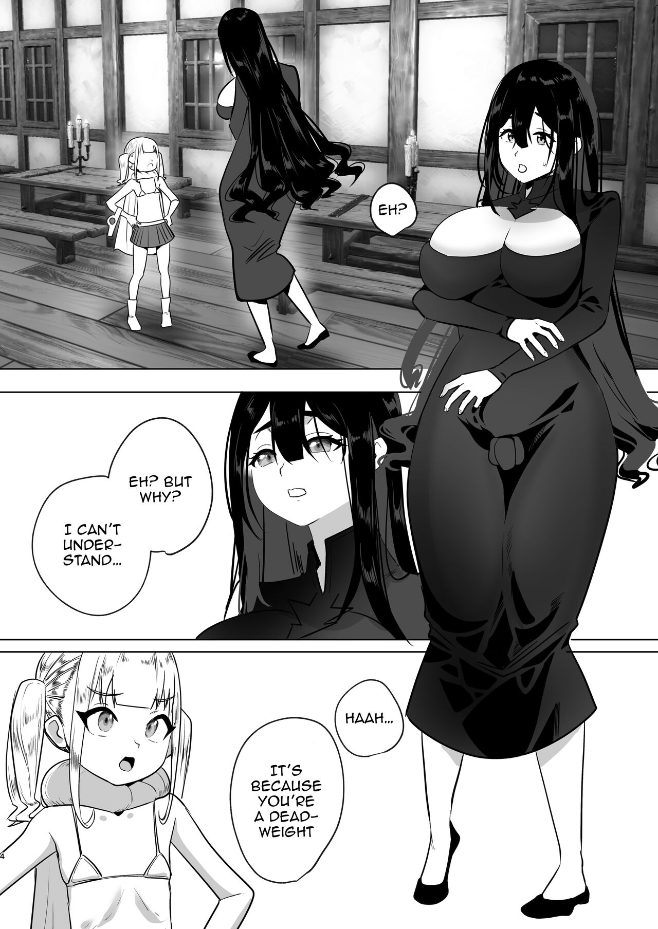 Tsuihou Sareta Futanari Mahoutsukai ga Mesugaki Yuusha o Wakaraseru Hanashi | A Story About An Exiled Futanari Mage Correcting A Brattish Hero page 4 full