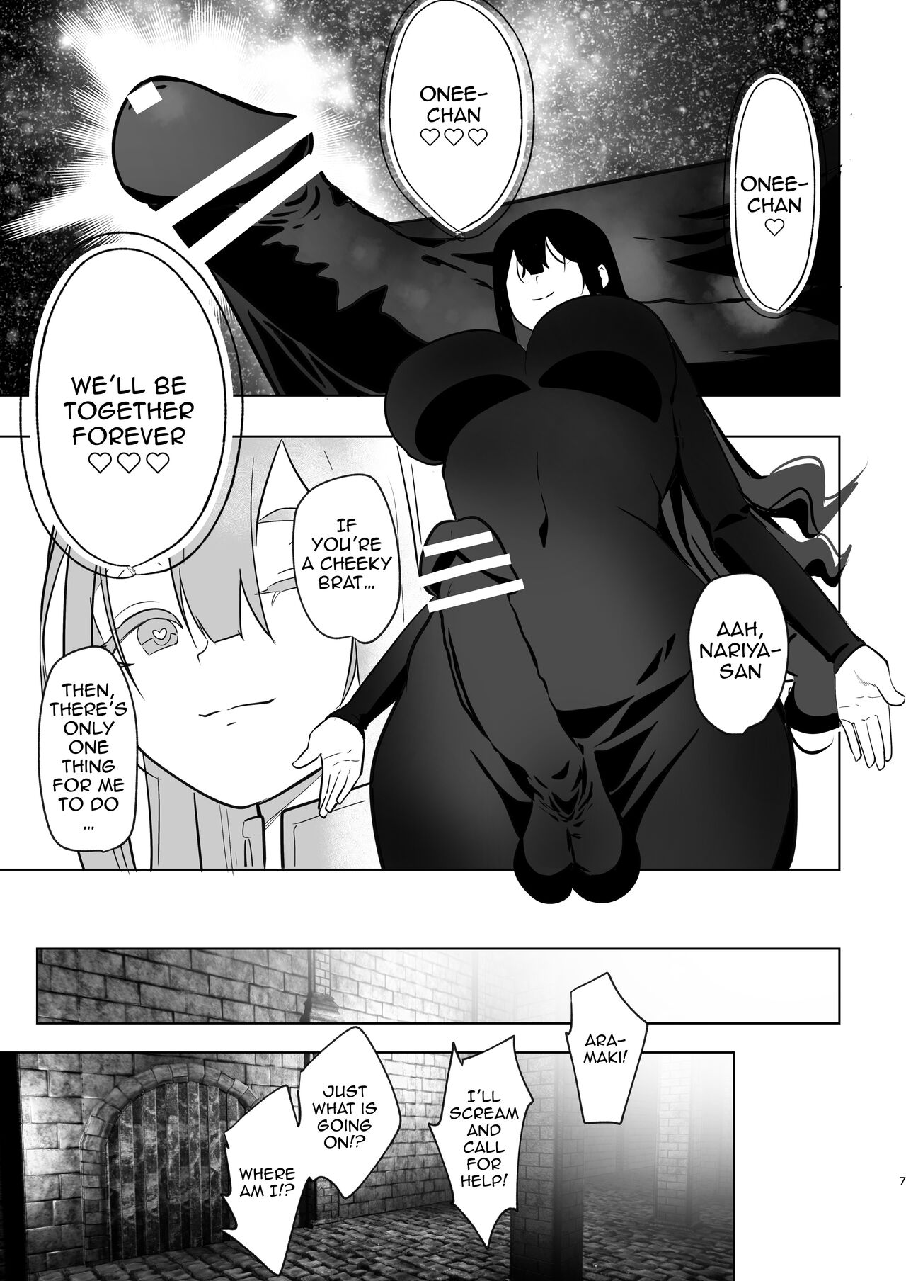 Tsuihou Sareta Futanari Mahoutsukai ga Mesugaki Yuusha o Wakaraseru Hanashi | A Story About An Exiled Futanari Mage Correcting A Brattish Hero page 7 full