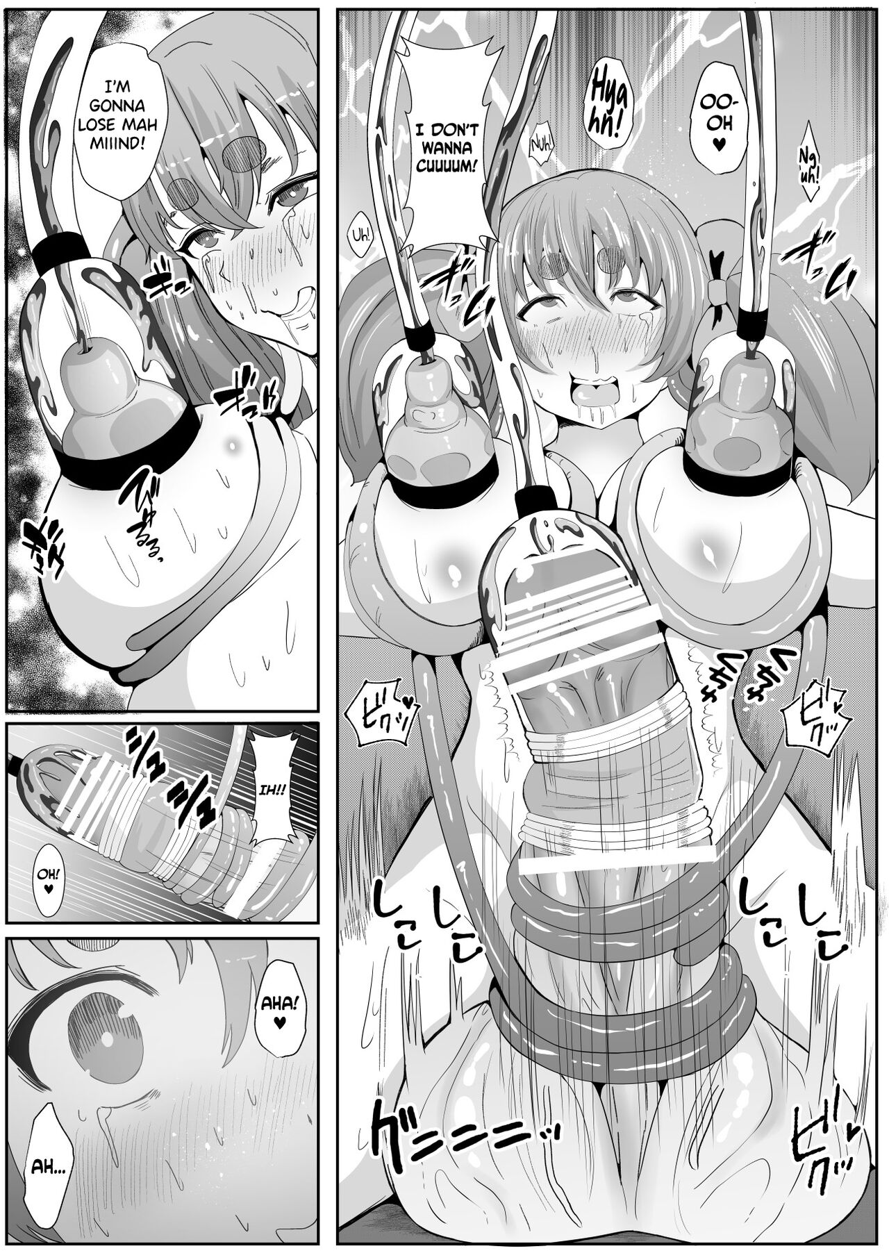 Chinpo ni Kiseisare Kintama ni Jinkaku o Utsusareta Mahou Shoujo page 9 full