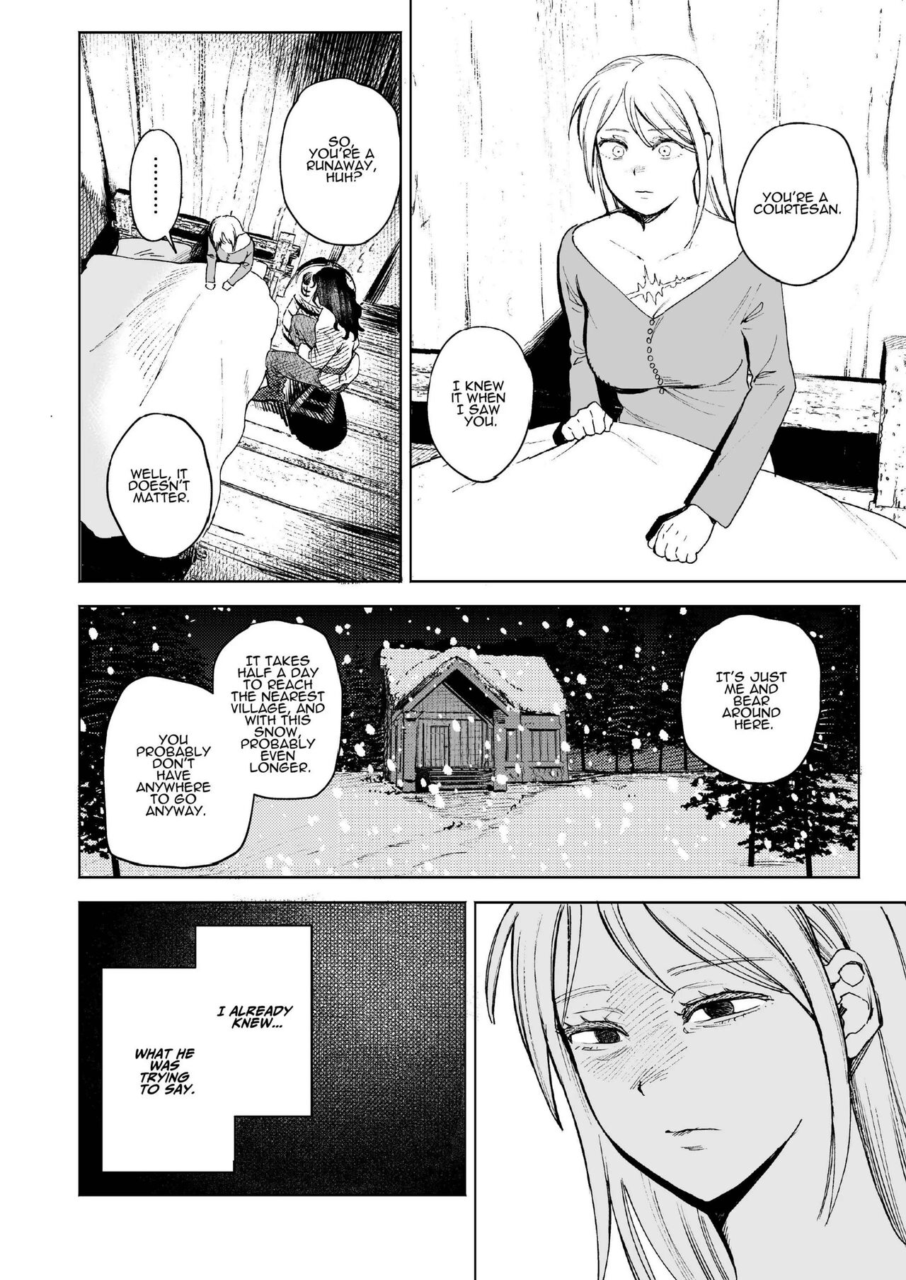 Maiden ~Shoufu ga Moto Kishi no Karyuudo ni Hirowareru Hanashi~ | Maiden ~the tale of a prostitute taken in by a former knight~ page 10 full