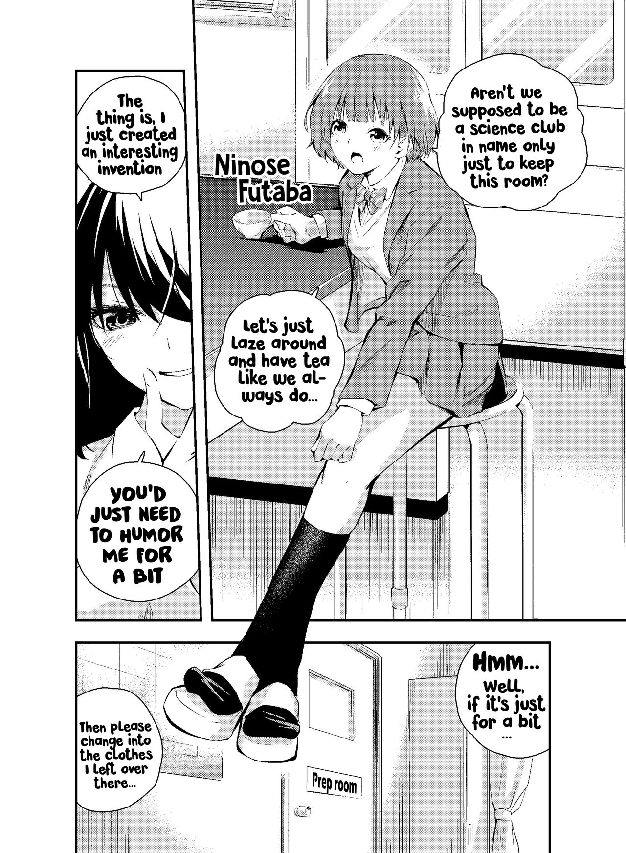 Jikken o Shiyou. Classmate ni Barenai-you ni Hadaka de Jugyou o Ukeru!? | Let's do an experiment. Can we take lessons naked without our classmates discovering us...? page 4 full