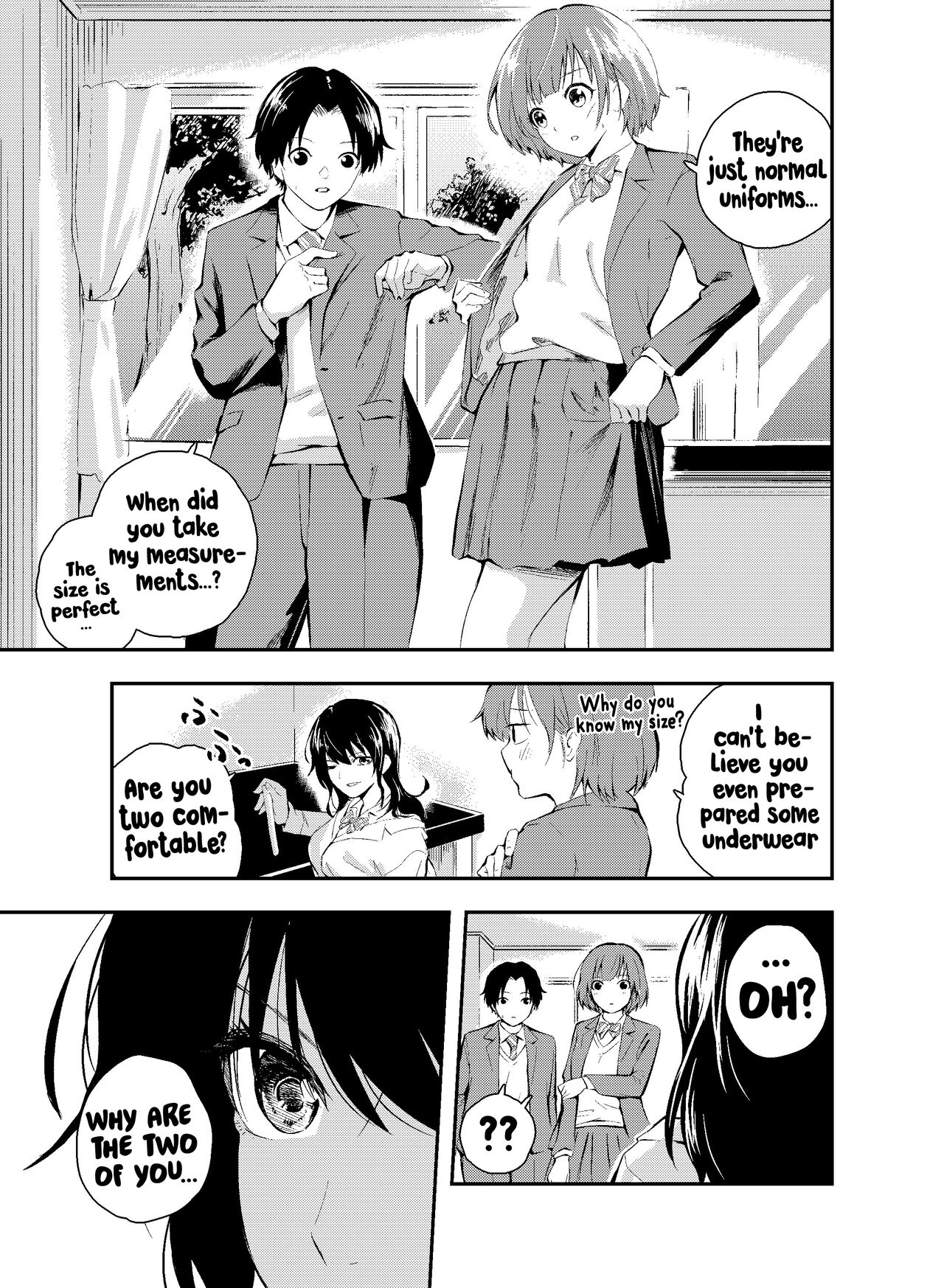 Jikken o Shiyou. Classmate ni Barenai-you ni Hadaka de Jugyou o Ukeru!? | Let's do an experiment. Can we take lessons naked without our classmates discovering us...? page 5 full