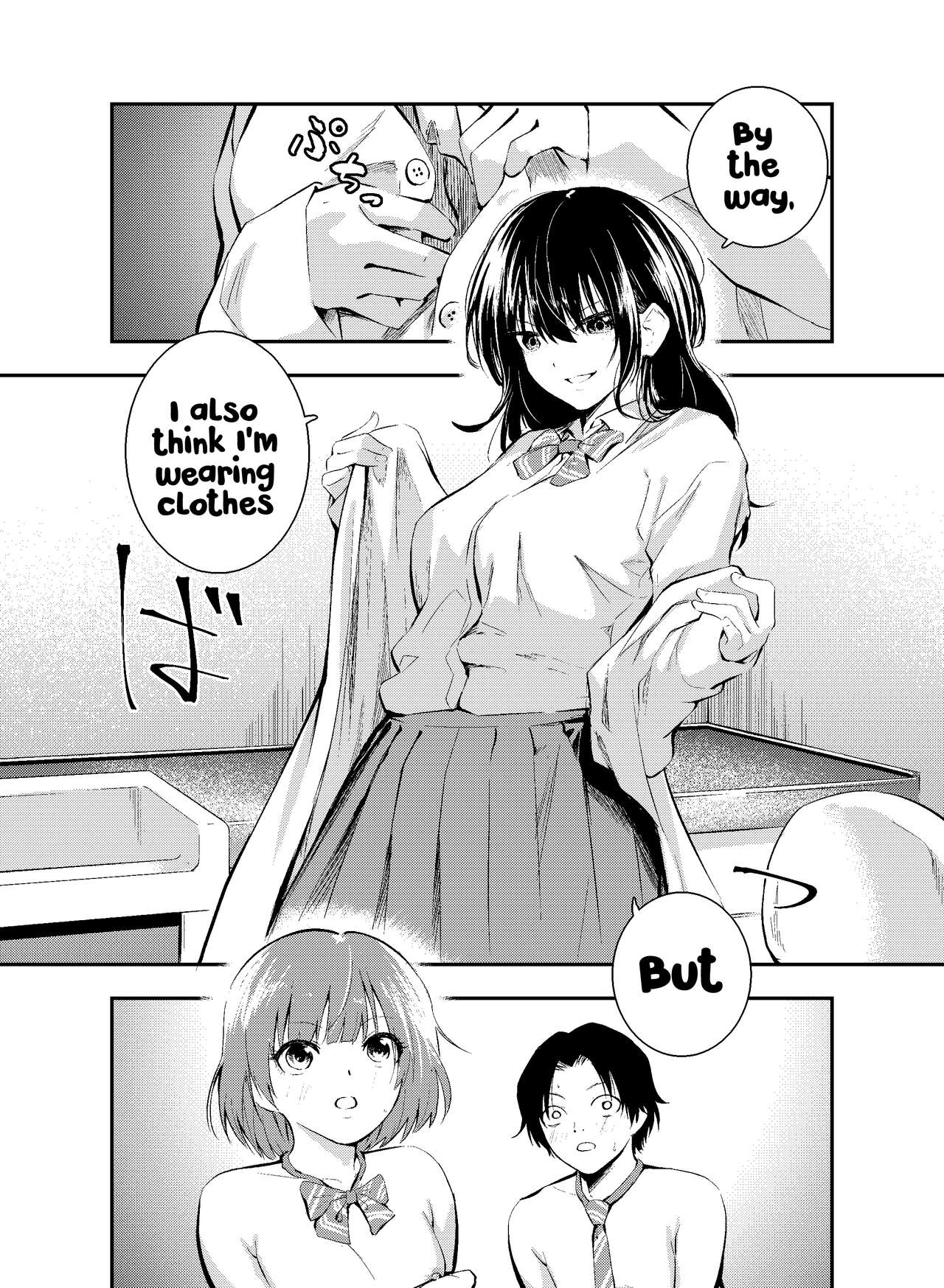Jikken o Shiyou. Classmate ni Barenai-you ni Hadaka de Jugyou o Ukeru!? | Let's do an experiment. Can we take lessons naked without our classmates discovering us...? page 9 full