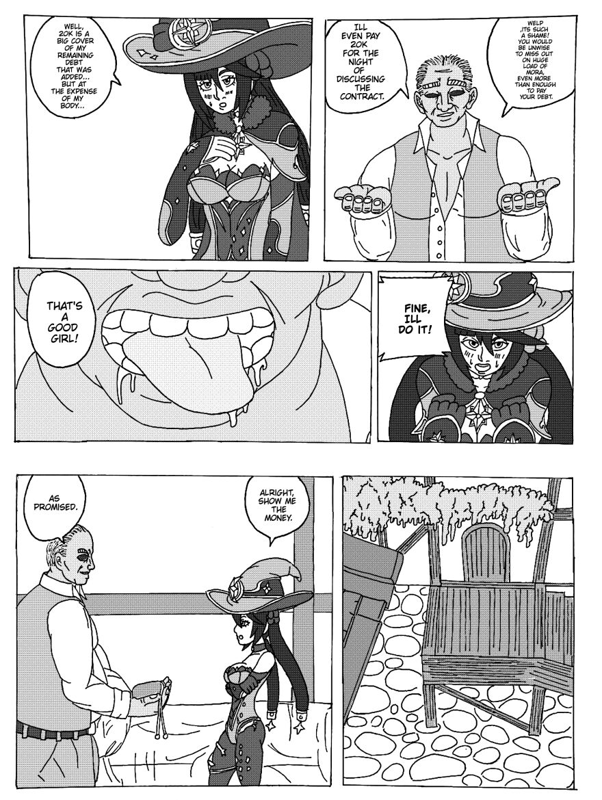 Mona is Mondstadt's Mora Whore page 6 full