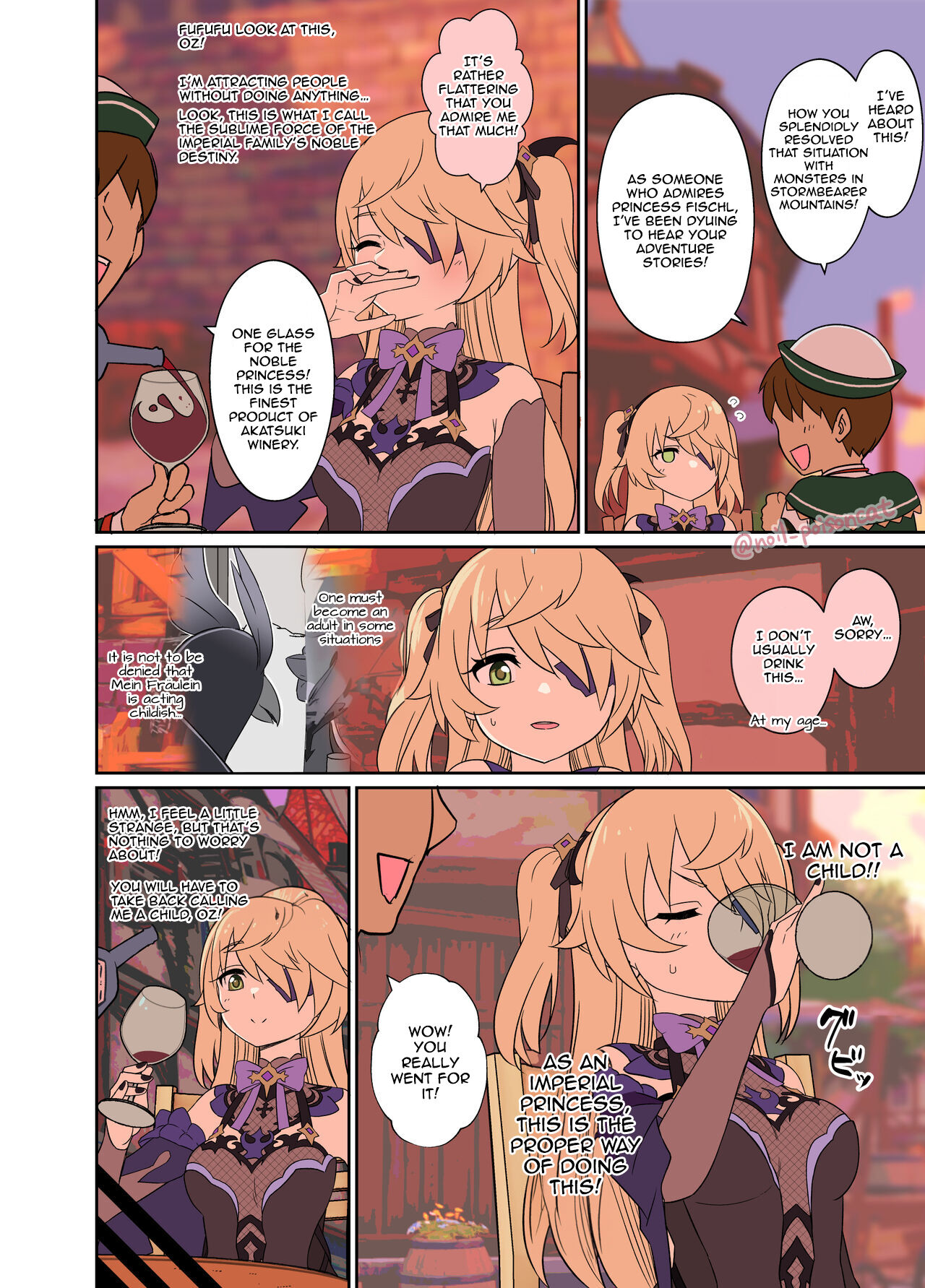 Deisui Shita Fischl ni Warui Koto o Suru Hanashi | Tale of How I Spoiled Dead Drunk Fischl page 3 full