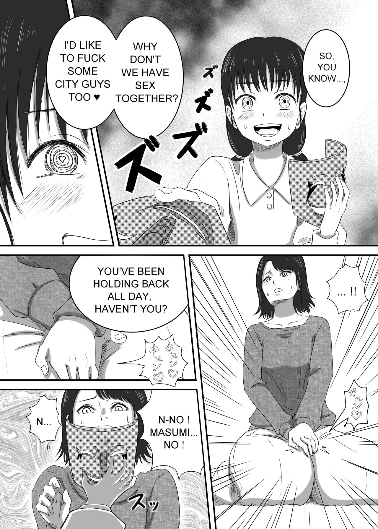 Akuochi Mask 4 -Hentai Kaijin no Kaigou!? Futanari LesSe de Okashiai!!- page 10 full