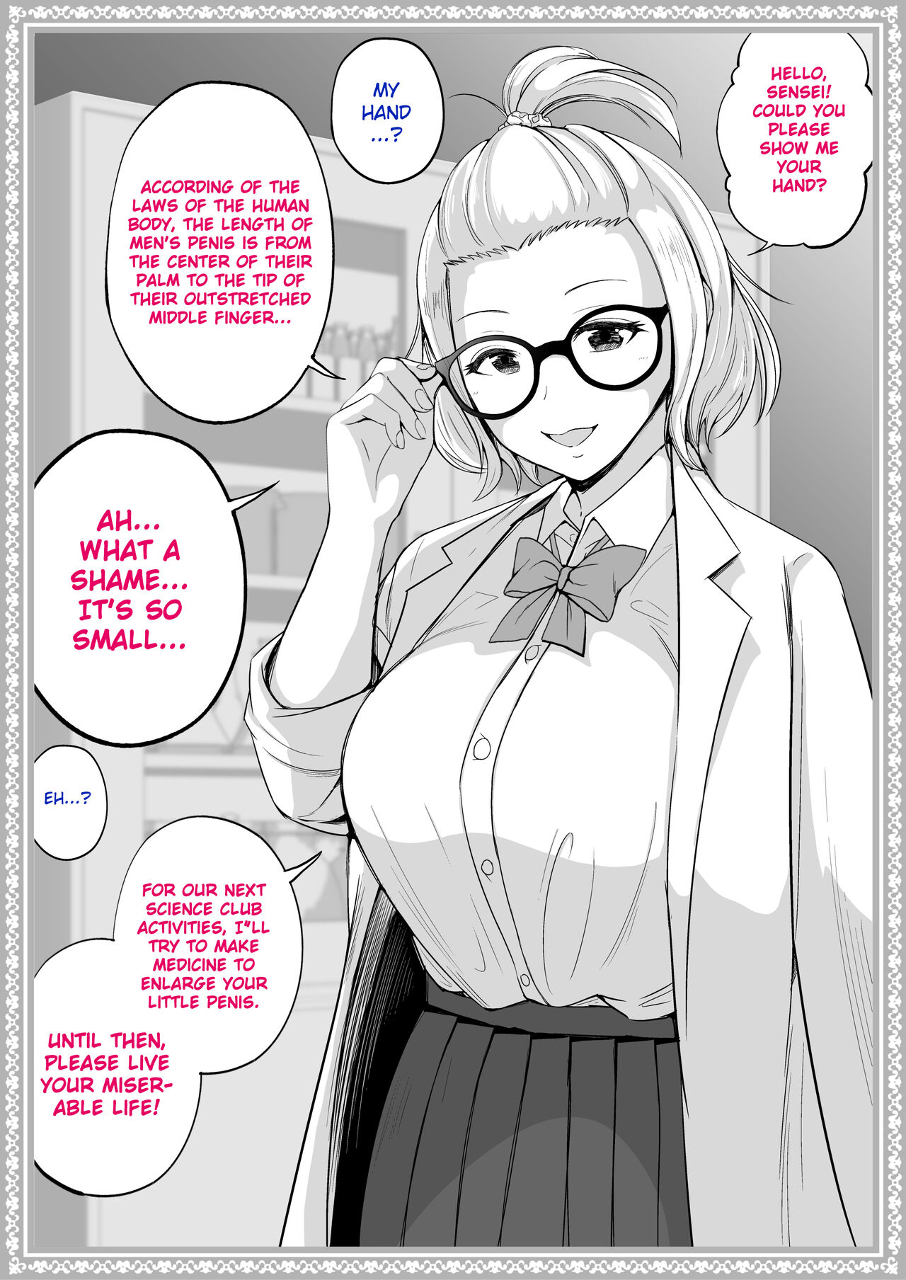 Kagakubu Bujitsu Koutoubu 3-nen Mochiki Hikari | Science Department Room 3rd year High School Student, Nozomi Hikari page 4 full