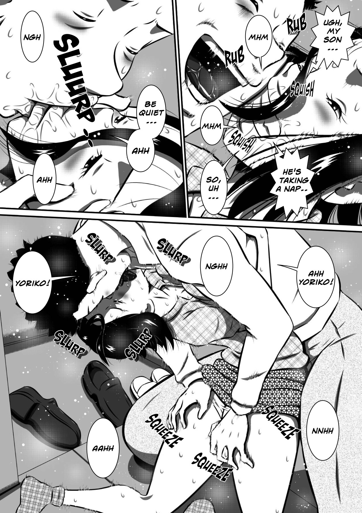 Musuko  no Kyokon  ga Okaa-san no Inbu  o Tsuranuku Hi! Hitozuma, Yoriko no Midara na Mainichi... | My Son's Big Cock Is For His Mother page 8 full