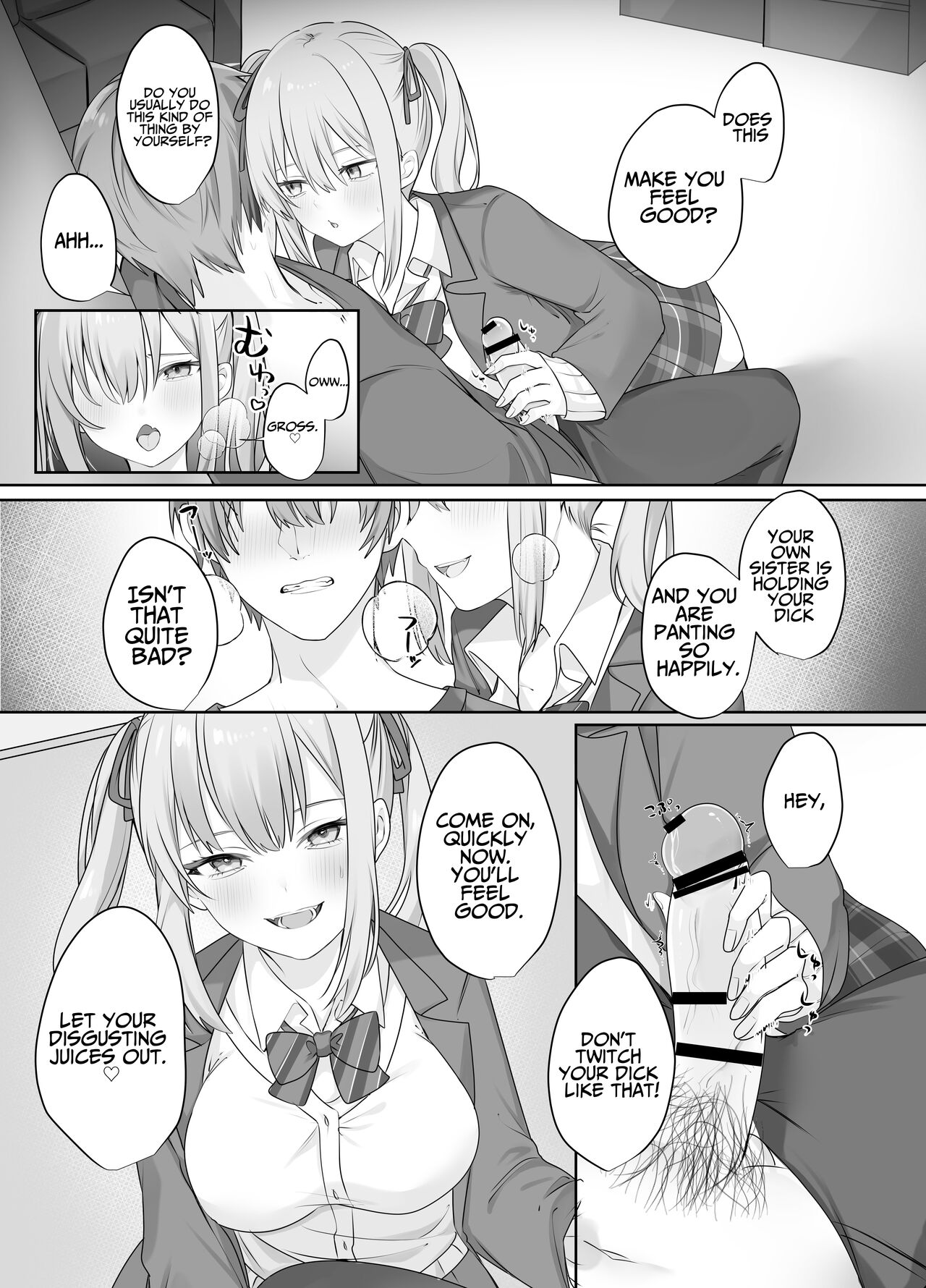 Sex Shinai to Derarenai Heya ni Naka no Warui Imouto to Tojikomerareru | Trapped in a Sex-locked Room with your Bitchy Little Sister page 10 full