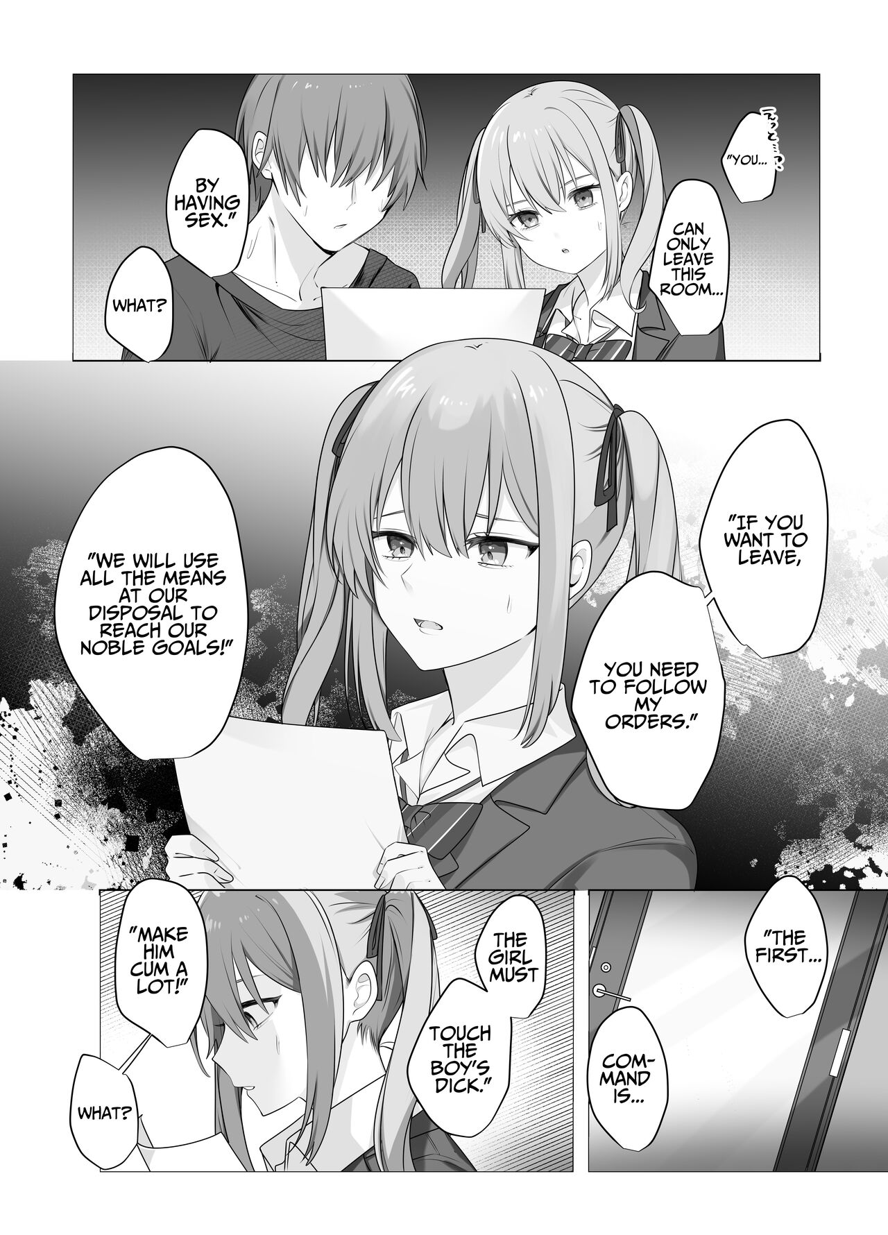 Sex Shinai to Derarenai Heya ni Naka no Warui Imouto to Tojikomerareru | Trapped in a Sex-locked Room with your Bitchy Little Sister page 7 full