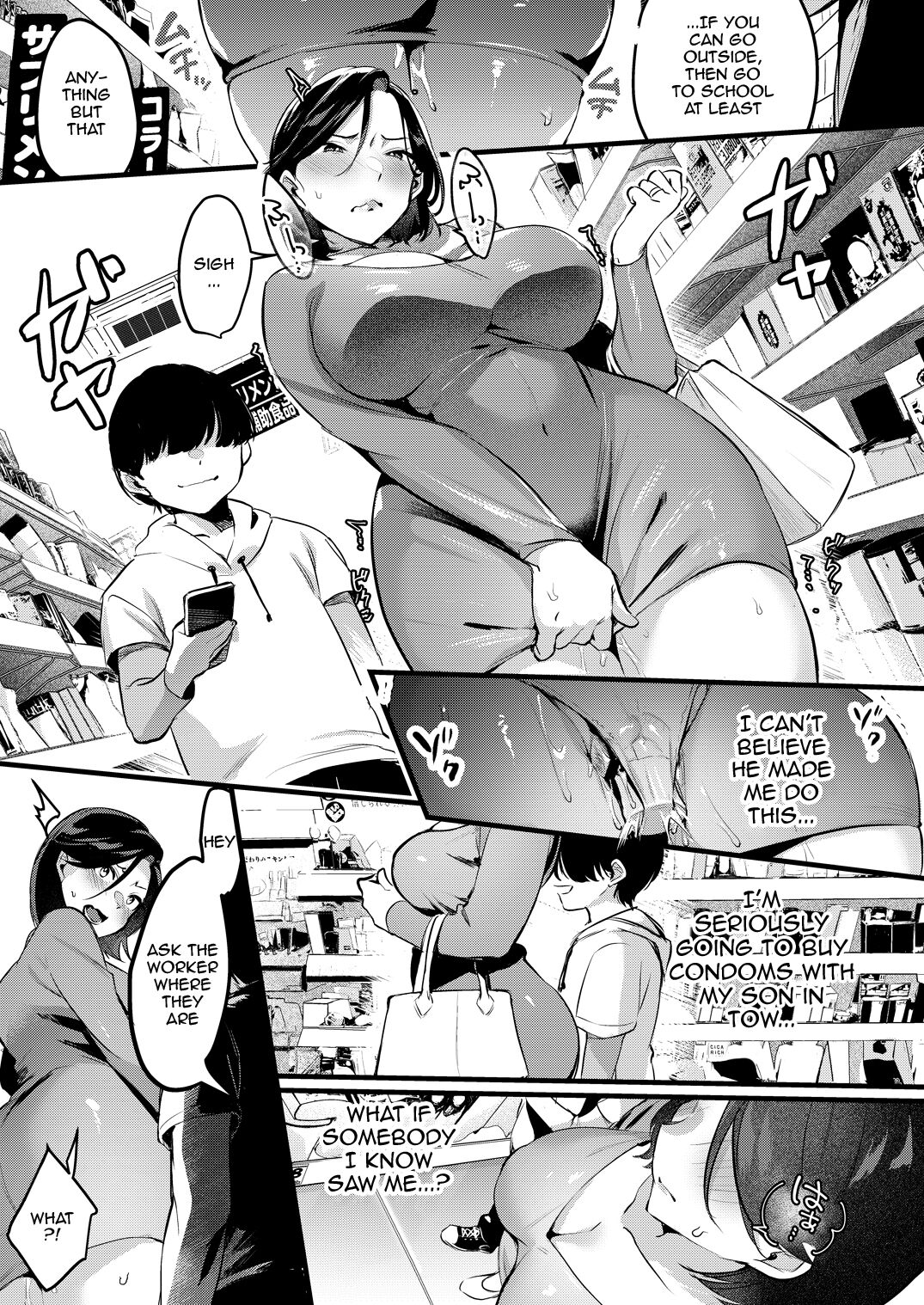 [Hatake no Oniku (Minamoto)] Batsu Ichi Ko Mochi [Digital] /  Divorced With Children [English] {Doujins.com} Hentai - Raw  37